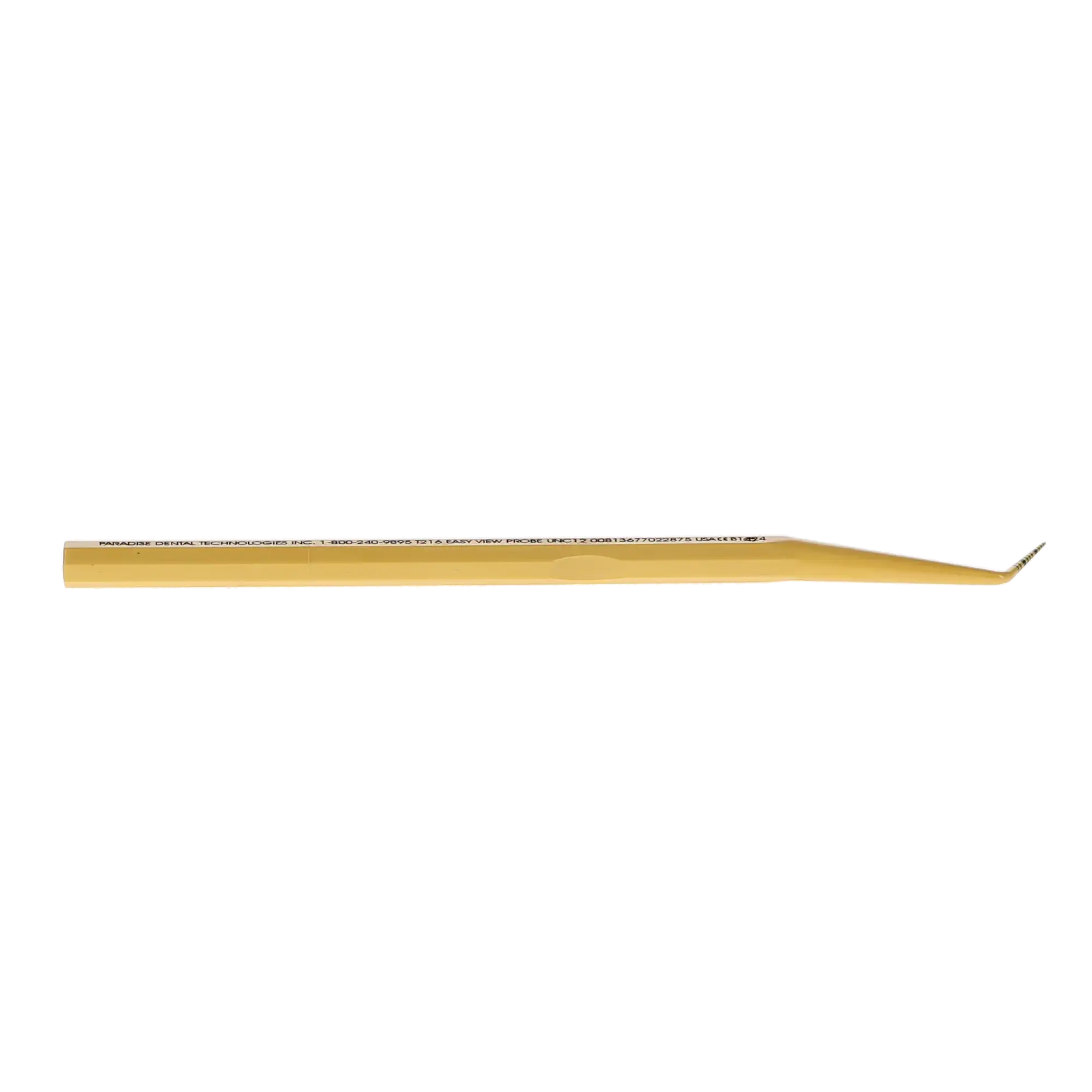 PDT EasyView Plastic Probe, UNC 12, 1-2-3-4-5-6-7-8-9-10-11-12 mm, Yellow, Single End, 1/Pk, T216 thumbnail 5