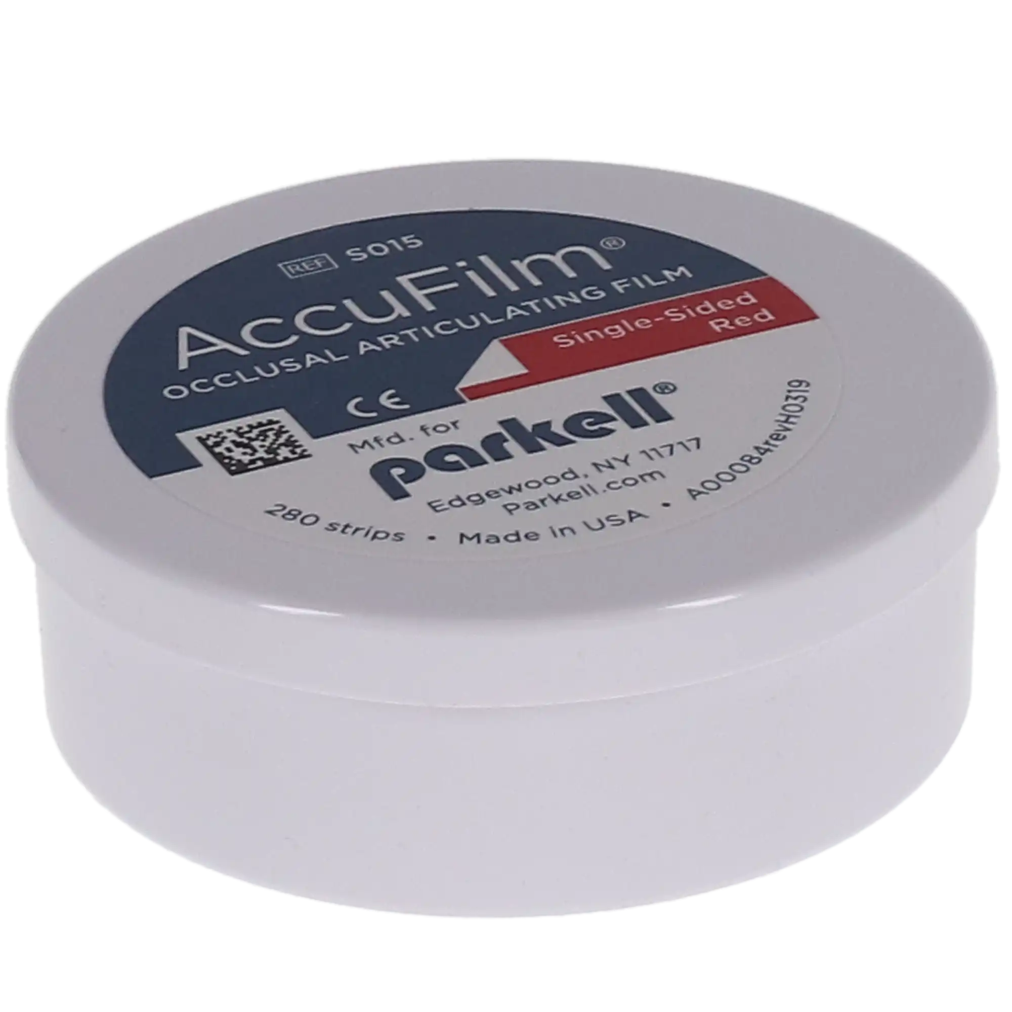 Parkell AccuFilm I Single-Sided Articulating Film, Red, Pre-Cut Strips, 21 Microns, 3-1/2" x 7/8", 280/Box, S015 thumbnail 3