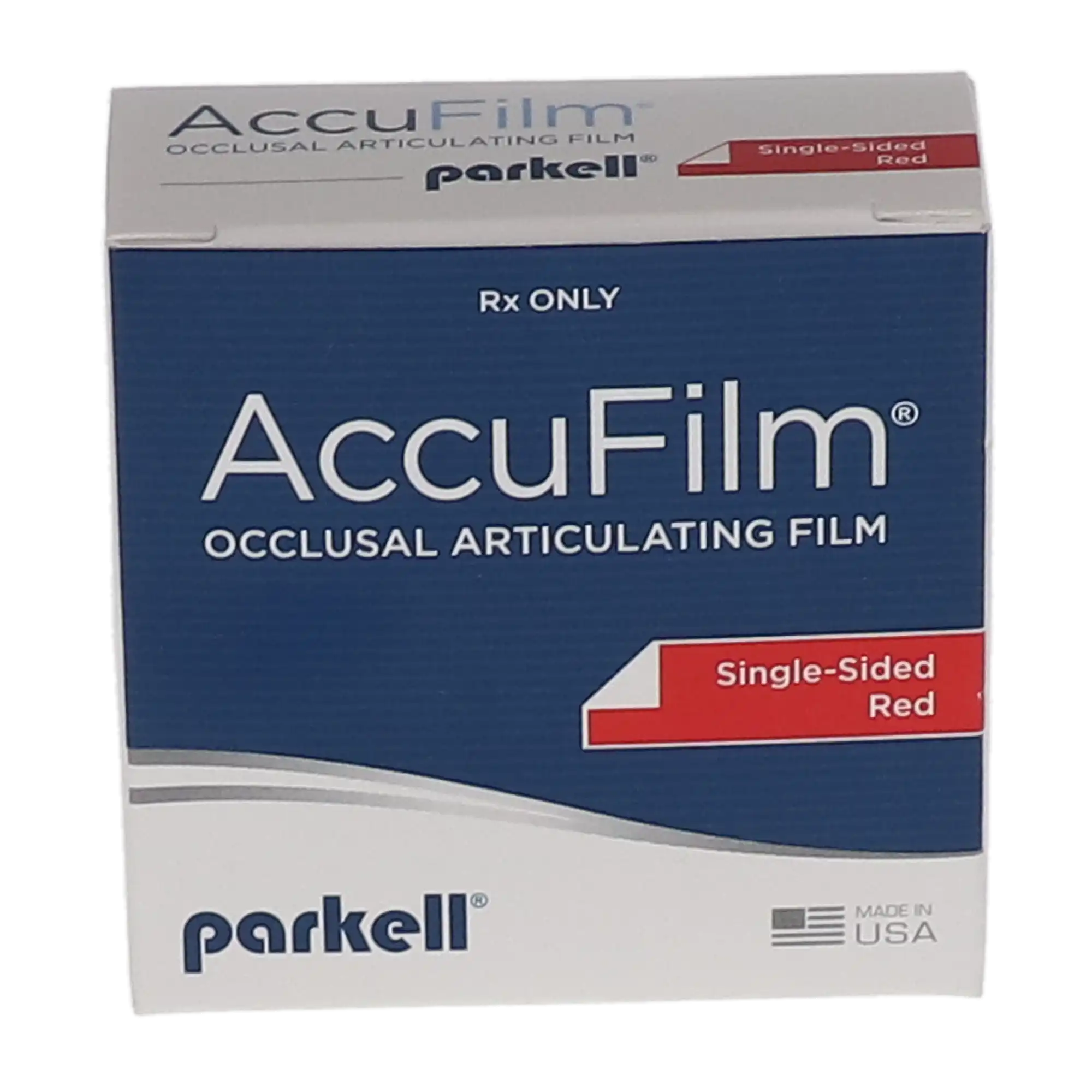 Parkell AccuFilm I Single-Sided Articulating Film, Red, Pre-Cut Strips, 21 Microns, 3-1/2" x 7/8", 280/Box, S015 thumbnail 5