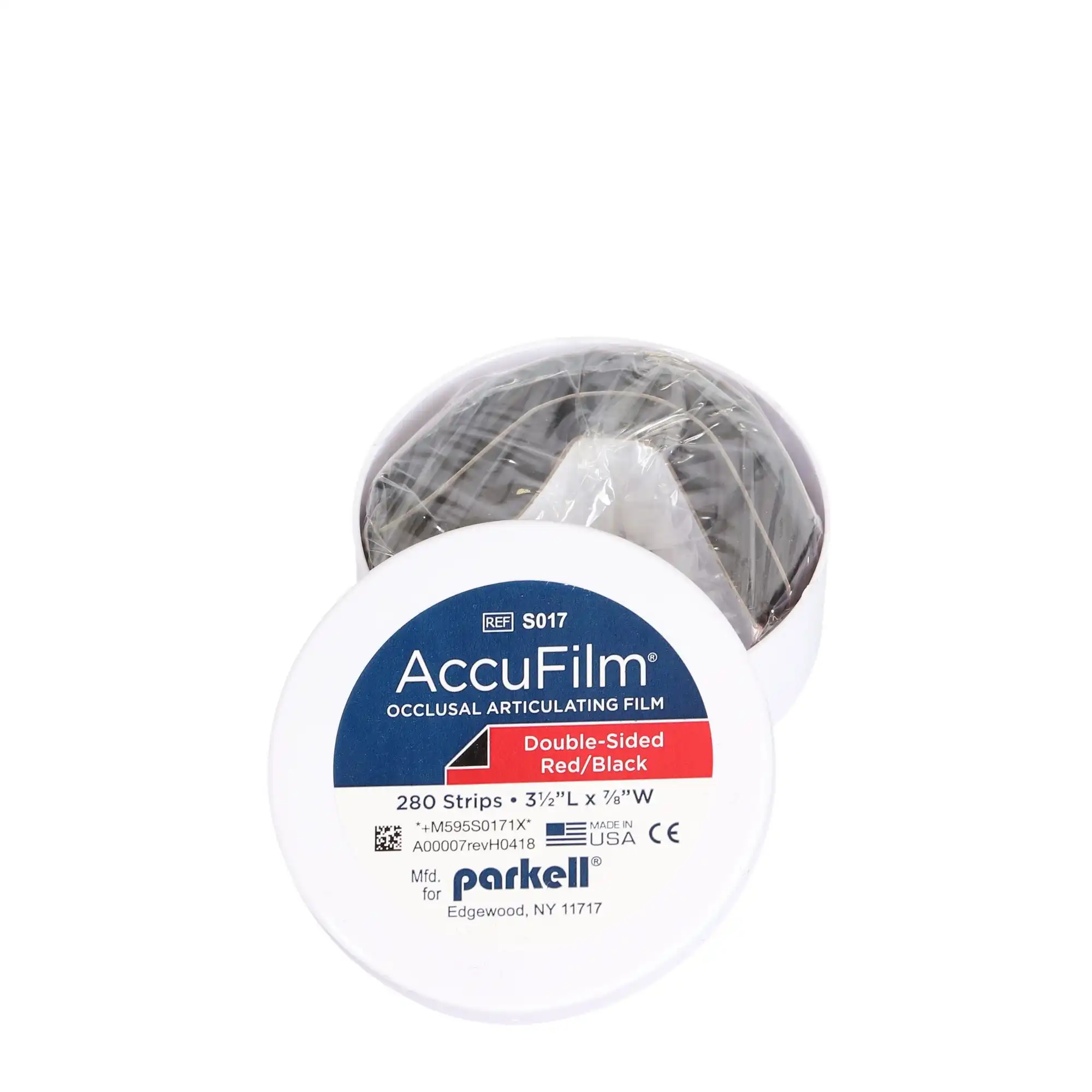 AccuFilm II Double-Sided Articulating Film, Red/Black, Pre-Cut Strips, 3-1/2" x 7/8", 21 Microns, 280/Pkg, S017 thumbnail 2