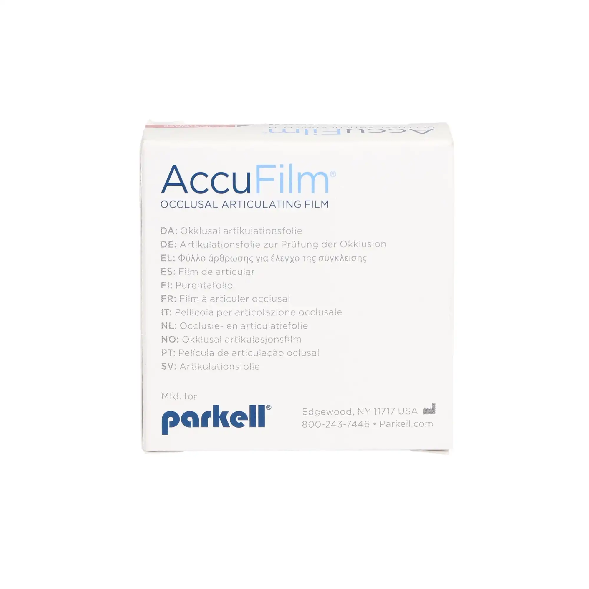 AccuFilm II Double-Sided Articulating Film, Red/Black, Pre-Cut Strips, 3-1/2" x 7/8", 21 Microns, 280/Pkg, S017 thumbnail 4