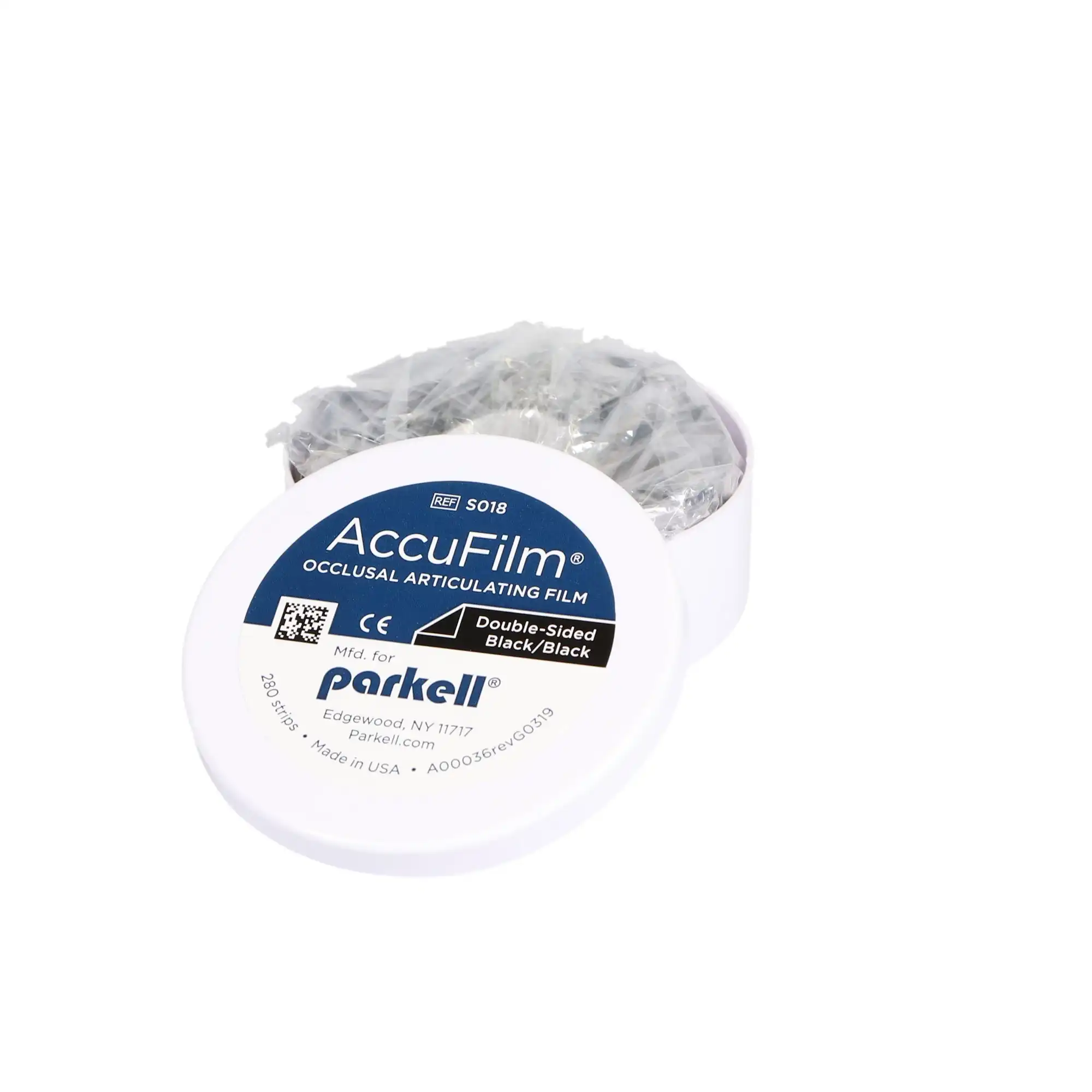 AccuFilm II Double-Sided Articulating Film, Black/Black, Precut Strips, 280/Pkg, S018 thumbnail 2
