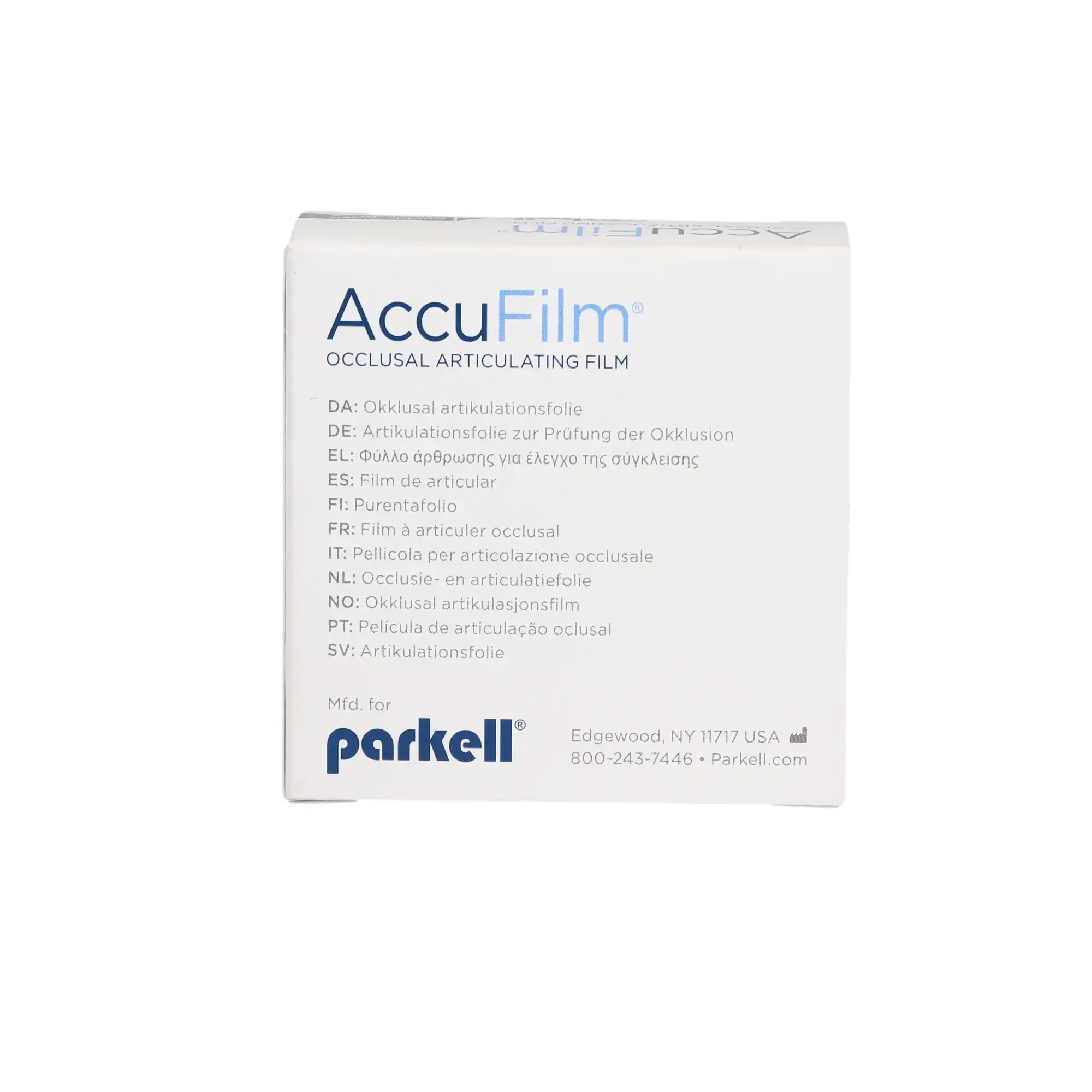 AccuFilm II Double-Sided Articulating Film, Black/Black, Precut Strips, 280/Pkg, S018 thumbnail 4