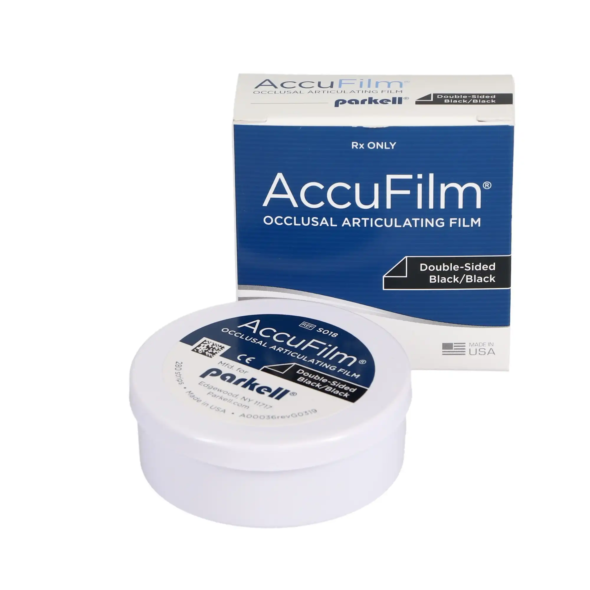 AccuFilm II Double-Sided Articulating Film, Black/Black, Precut Strips, 280/Pkg, S018 thumbnail 5
