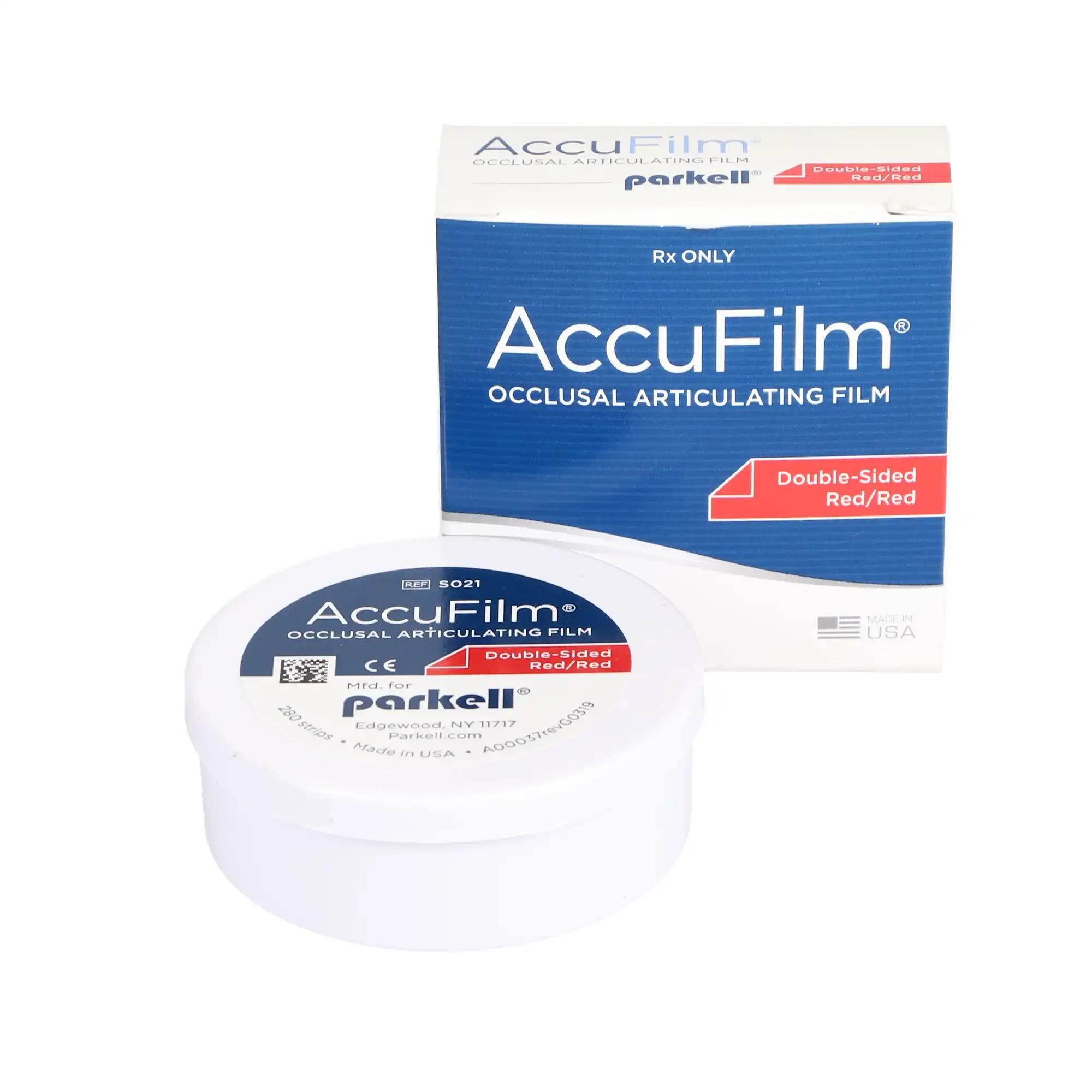 AccuFilm II Double-Sided Articulating Film, Red/Red, Precut Strips, 280/Pkg, S021 thumbnail 3