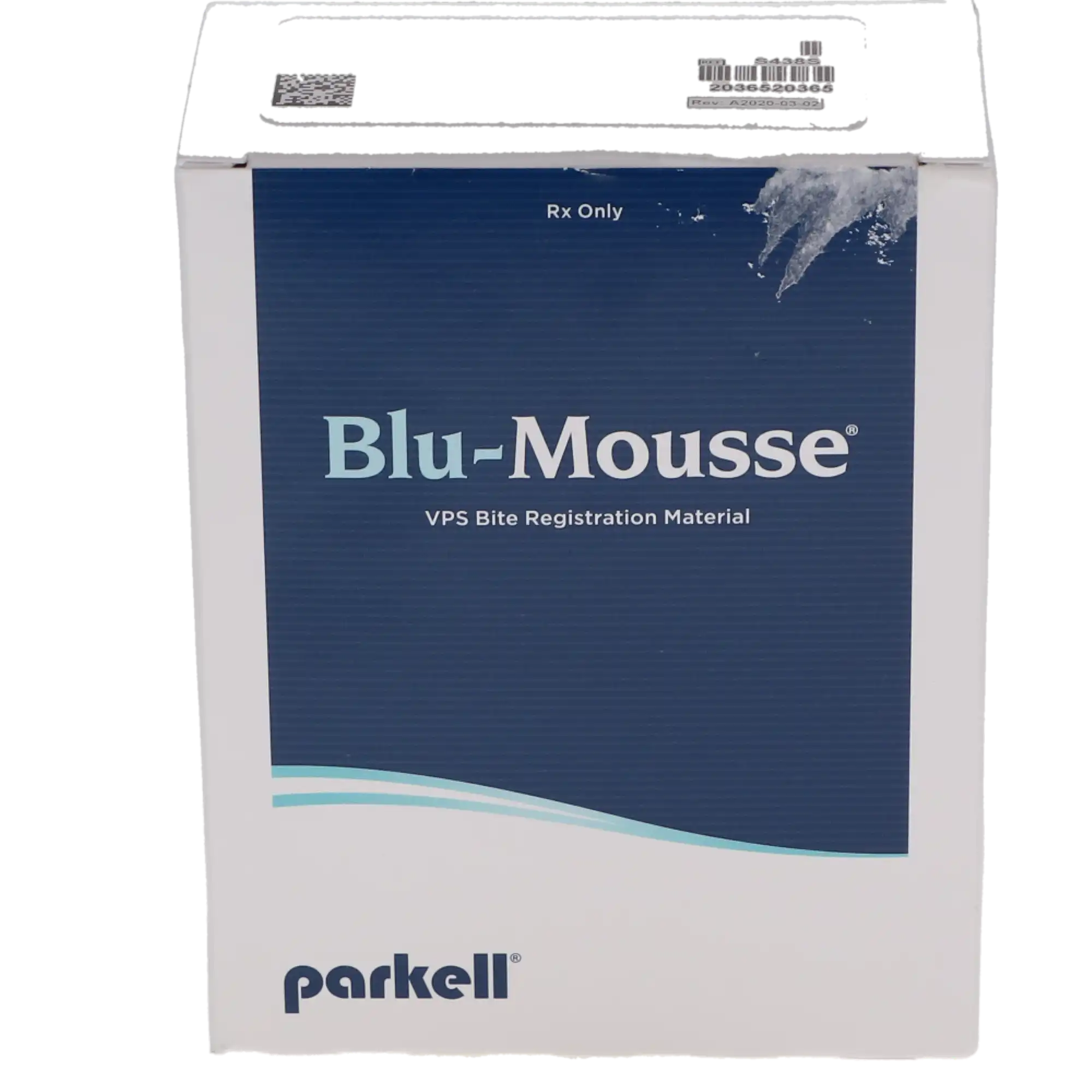 Blu-Mousse VPS Bite Registration Material, Classic Set, 50 ml Split Cartridge, Scent-Free, 2/Pkg, S438S thumbnail 5