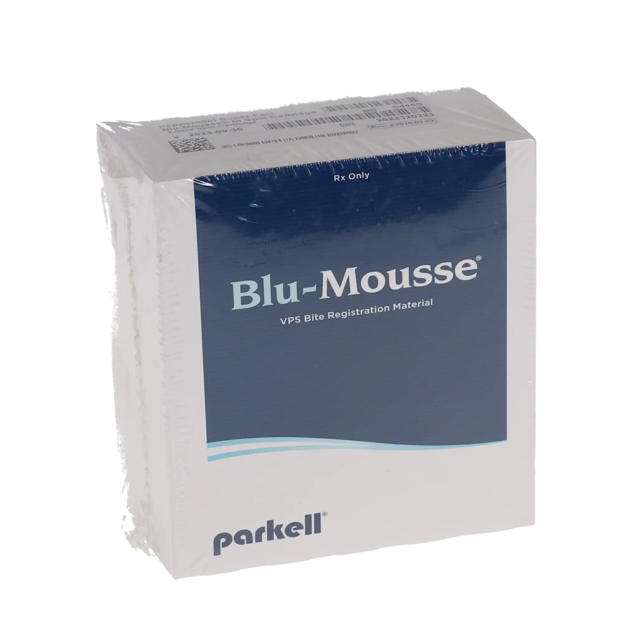 Blu-Mousse VPS Bite Registration Material, Super-Fast, Peppermint, 50 ml Split Cartridges, 2/Pk, S448S thumbnail 5