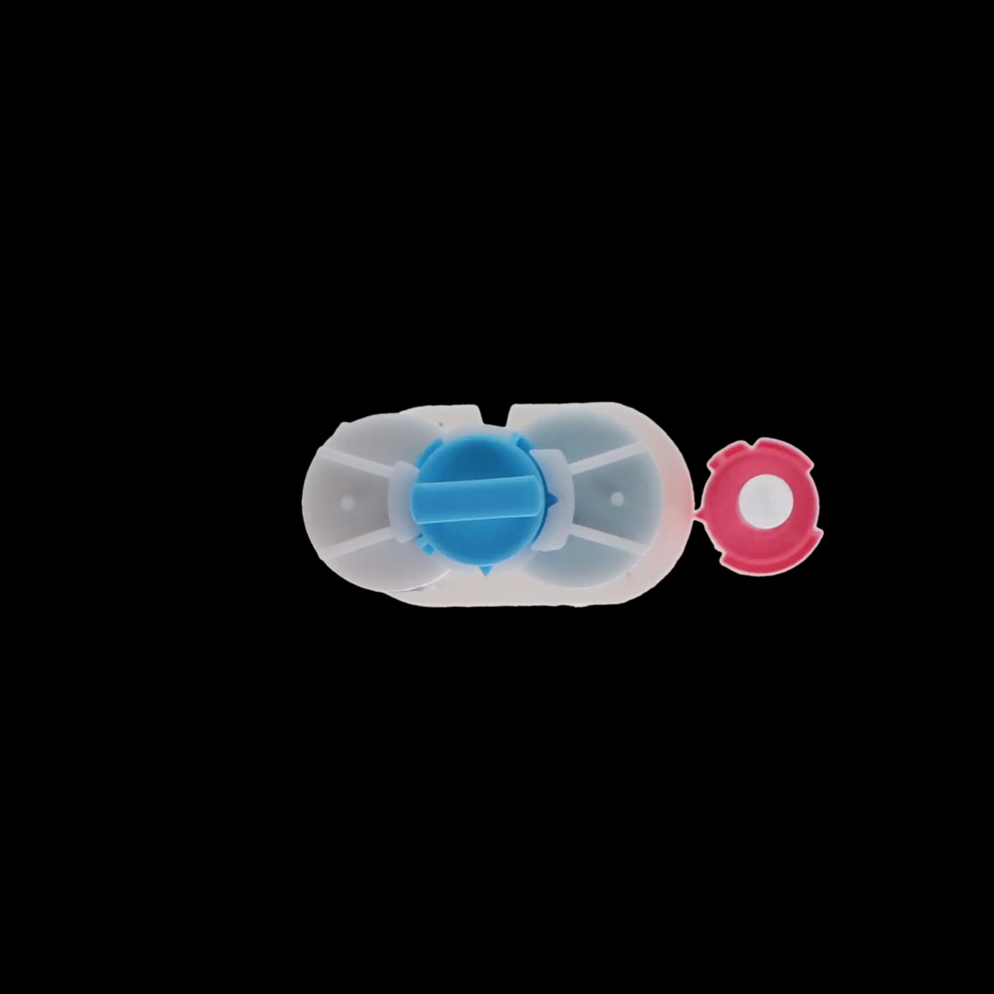Blu-Mousse VPS Bite Registration Material, Super-Fast (30-Second Set), Scent-Free, 50 ml Split Cartridge, 2/Pk, S457S thumbnail 3