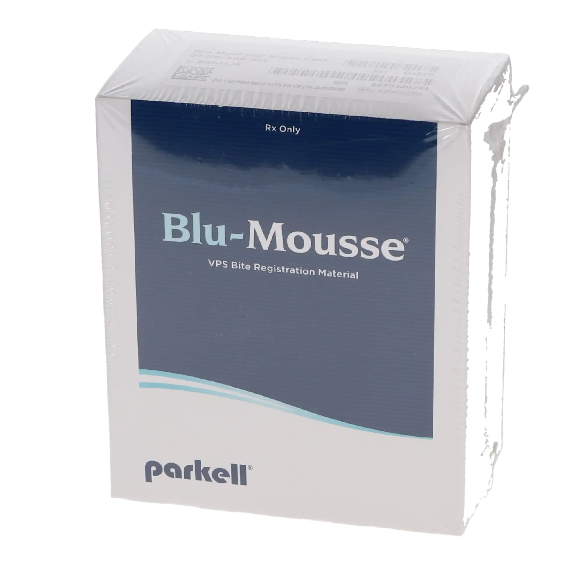 Blu-Mousse VPS Bite Registration Material, Super-Fast (30-Second Set), Scent-Free, 50 ml Split Cartridge, 2/Pk, S457S thumbnail 5