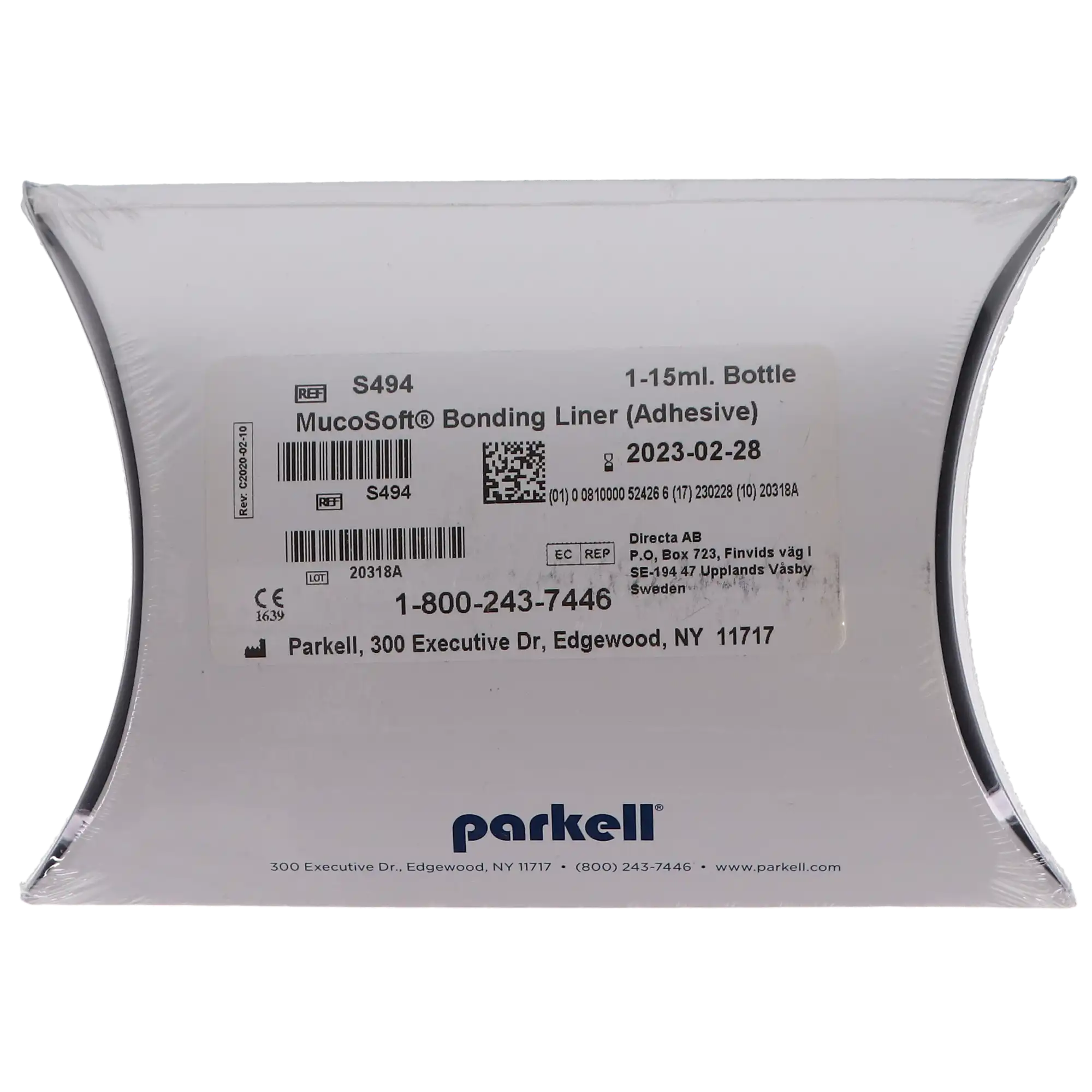 Parkell MucoSoft Silicone Adhesive Bonding Liner, Refill, 15 ml, 1/Pk, S494 thumbnail 9