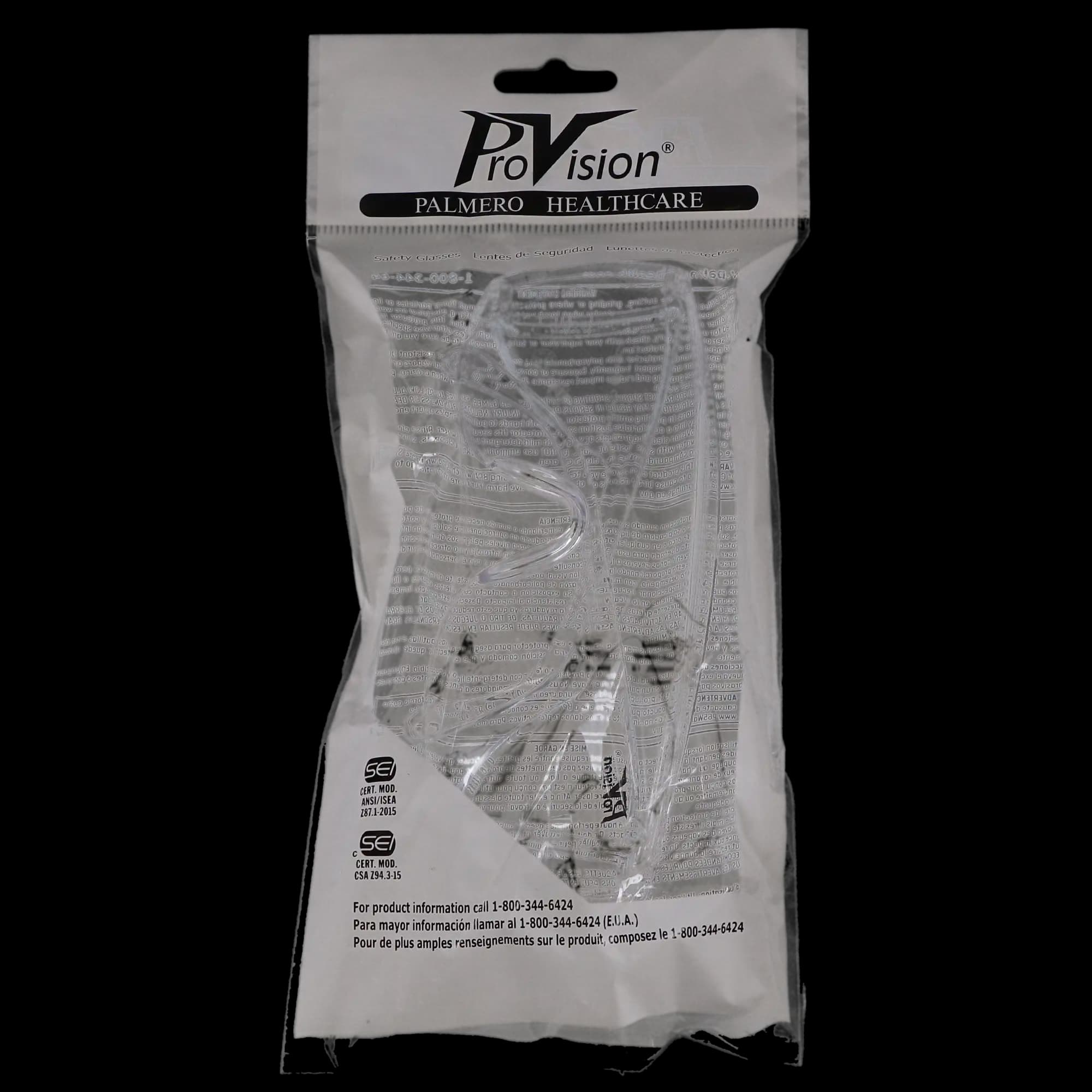 ProVision EyeSavers Safety Eyewear, Clear Frame/Clear Lens, 17S thumbnail 10