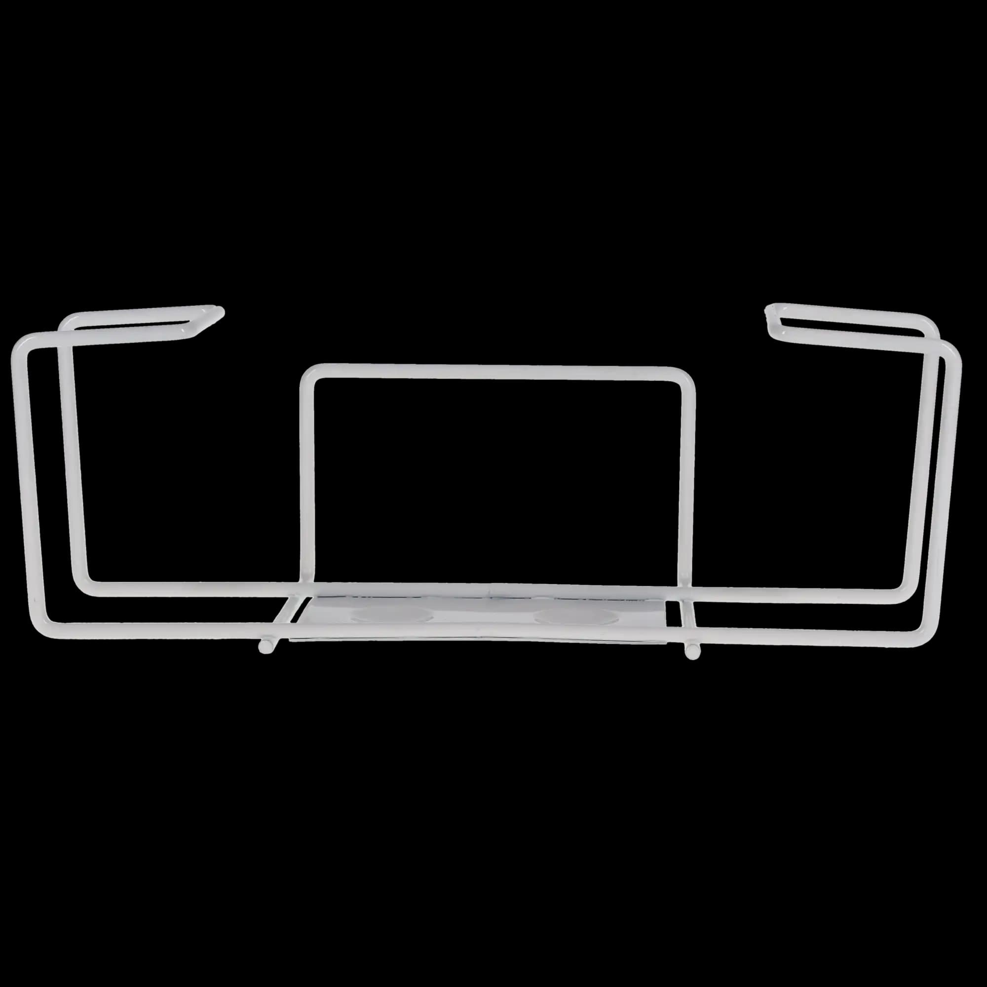 Hold-It Surgical Glove Box Holder, Single/Double, 11" x 4" x 4", White, 1/Pk, 1858 - Hold-It Surgical Glove Box Holder, Single/Double, 11" x 4" x 4", White, 1/Pk, 1858 - Image 1