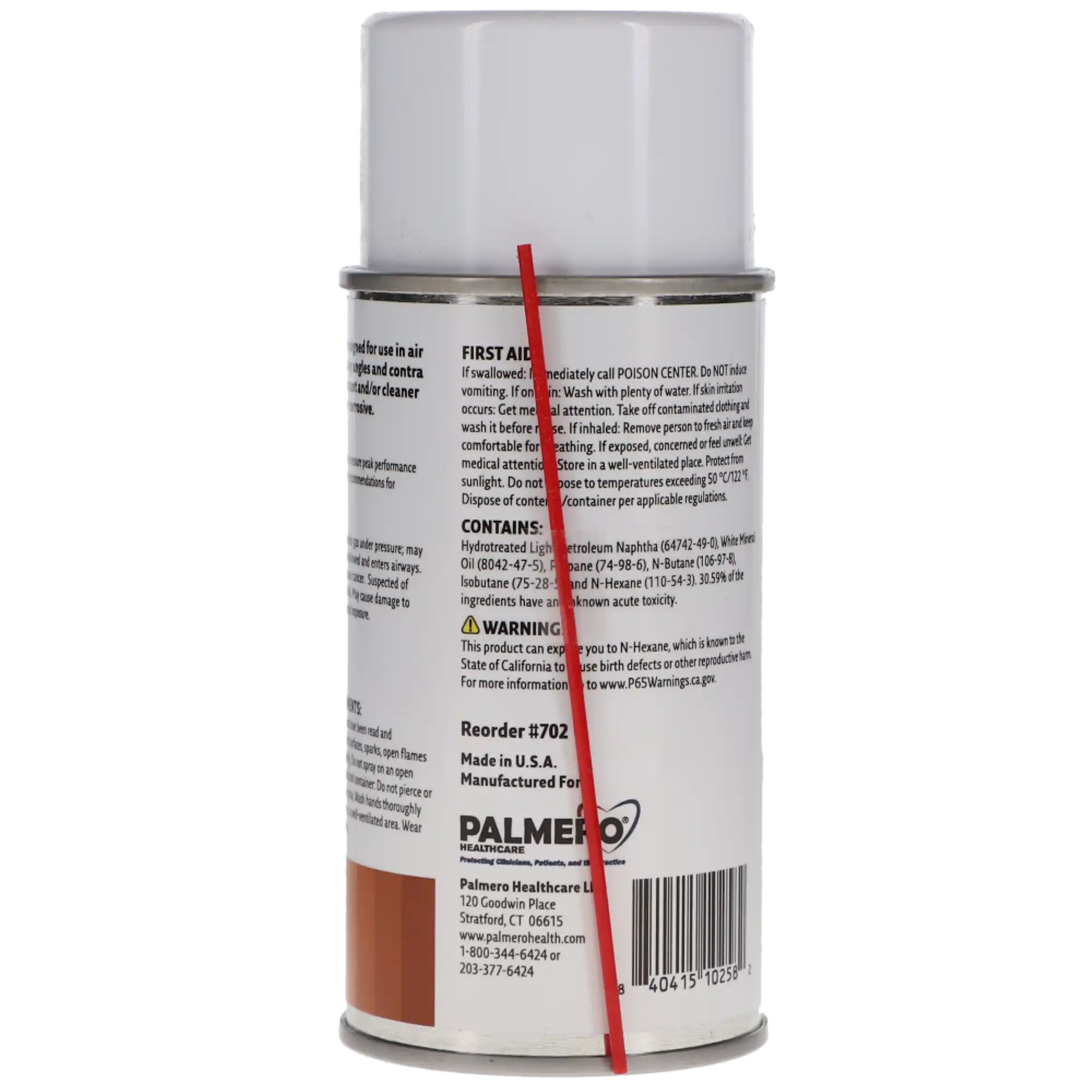 Palmero Once-A-Day One Second Spray Handpiece Lubricant/Cleaner, 8.8 oz Aerosol Can with Extension Tube, 702 thumbnail 3