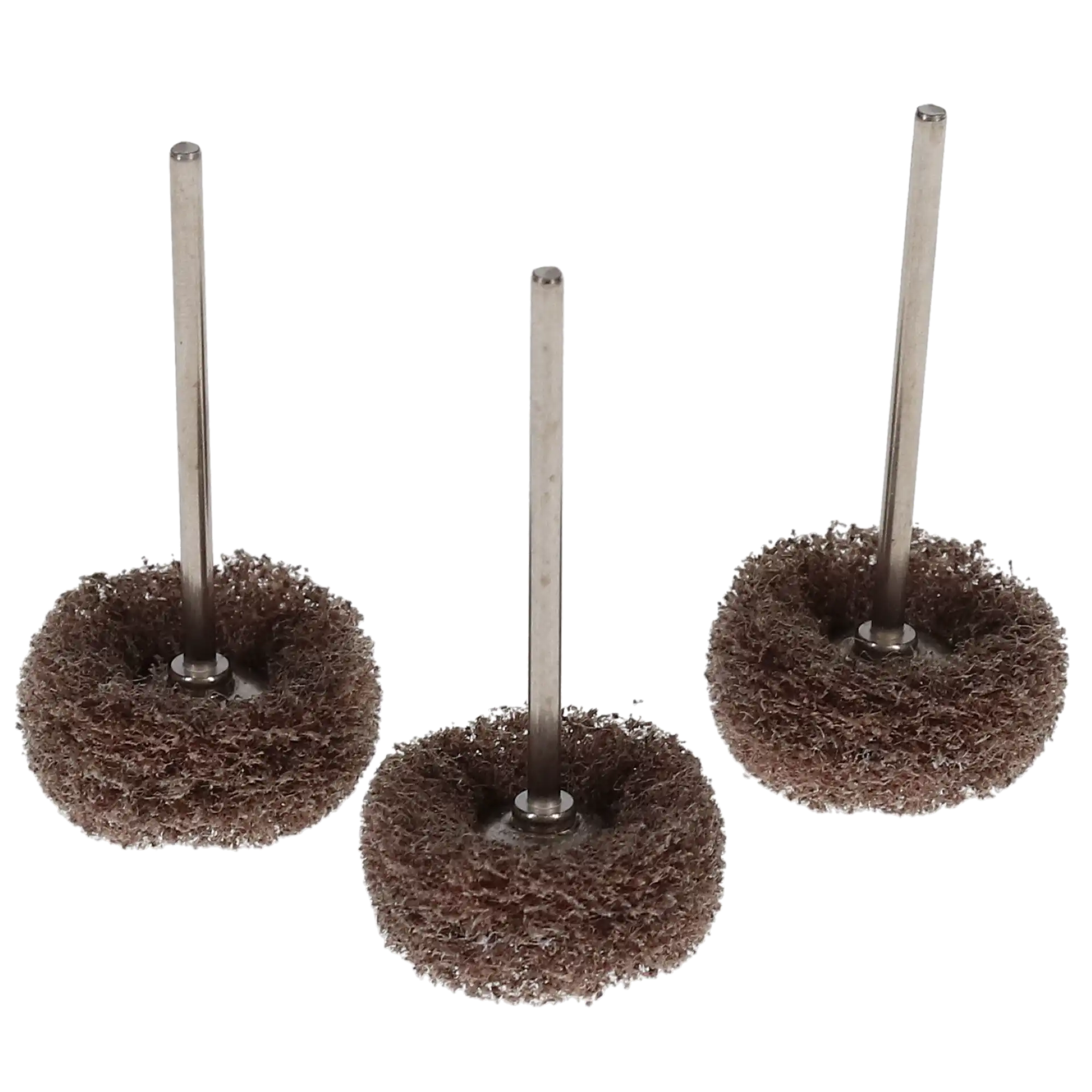 Hatho Miniature Scotch Brite Brushes, HP, Coarse, Light Brown, 12/Pk, 1670016 thumbnail 5