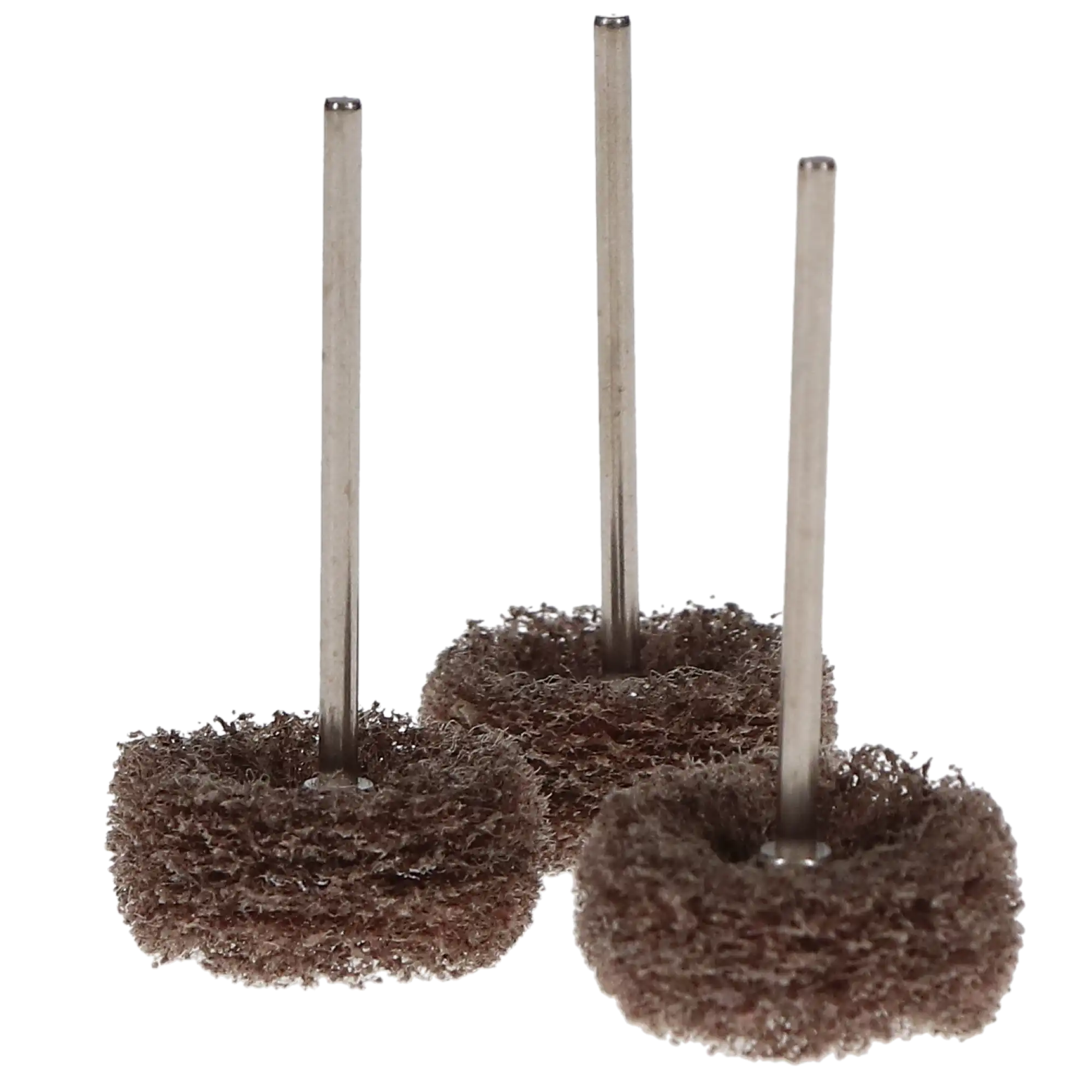 Hatho Miniature Scotch Brite Brushes, HP, Coarse, Light Brown, 12/Pk, 1670016 thumbnail 6