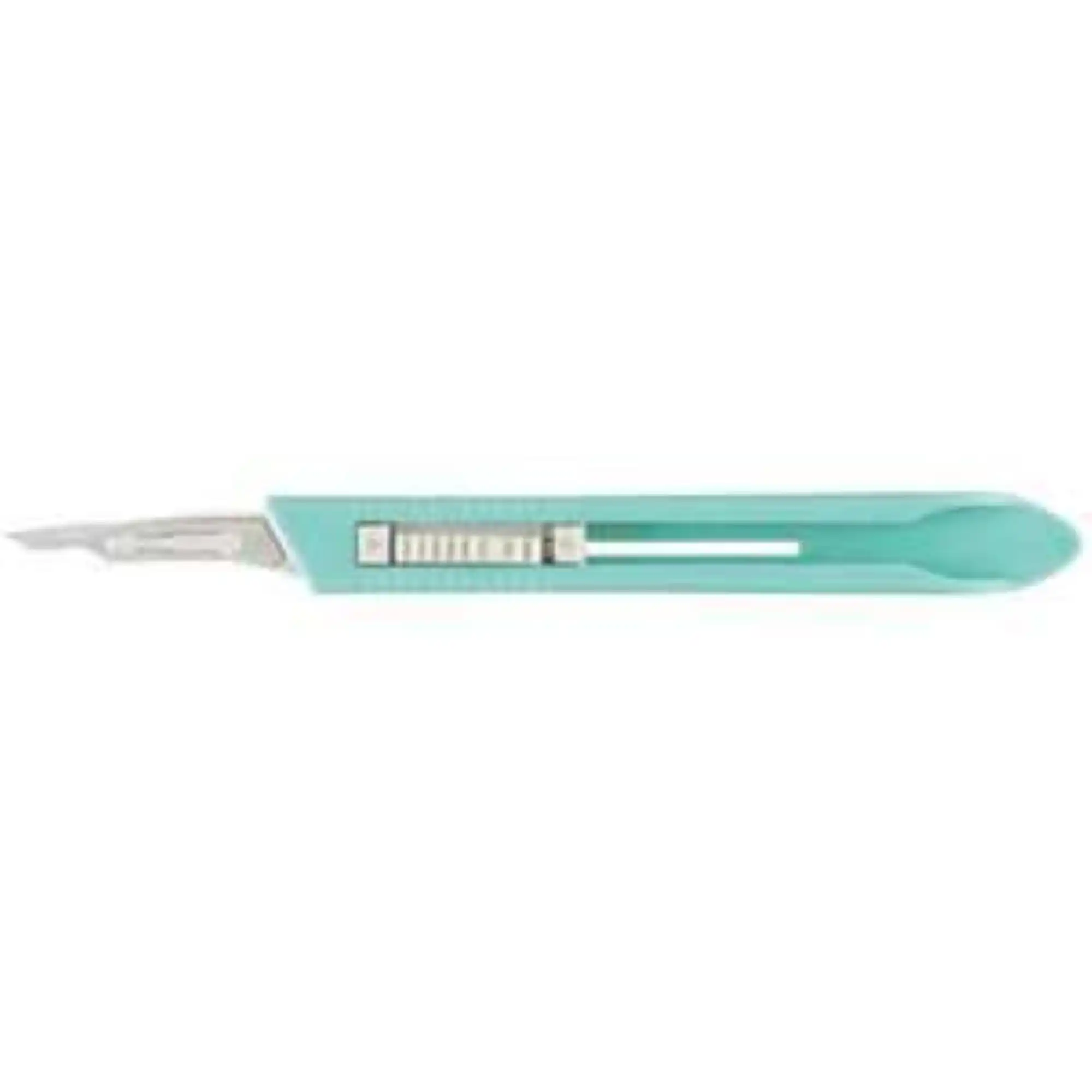 Miltex-Integra #15C Disposable Safety Scalpel, Angled Blade, Sterile, Retractable, Box of 10, 4-515C thumbnail 5