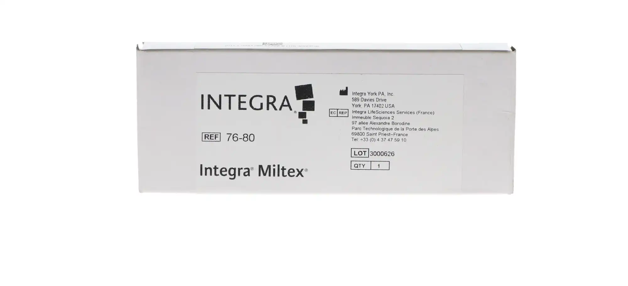 Miltex Aspirating Anesthetic Syringe, Astra Type, 1.8 cc, Standard, with Thumb Ring Handle, 1/Pk, 76-80 thumbnail 3