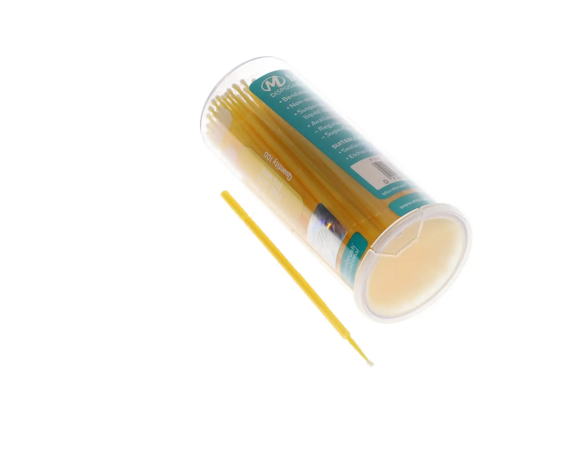 Microbrush Tube Series Disposable Micro Applicators, Fine (1.5 mm), Yellow/Pink, 400/Pk, MFA400 thumbnail 12