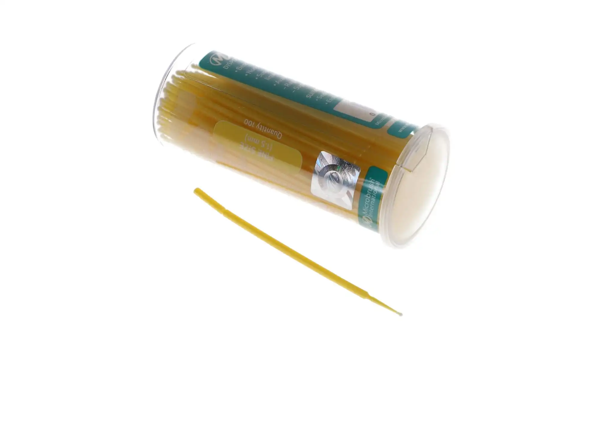 Microbrush Tube Series Fine Micro Applicators, Yellow, 400/Bx (4 x 100), MFY400 thumbnail 9