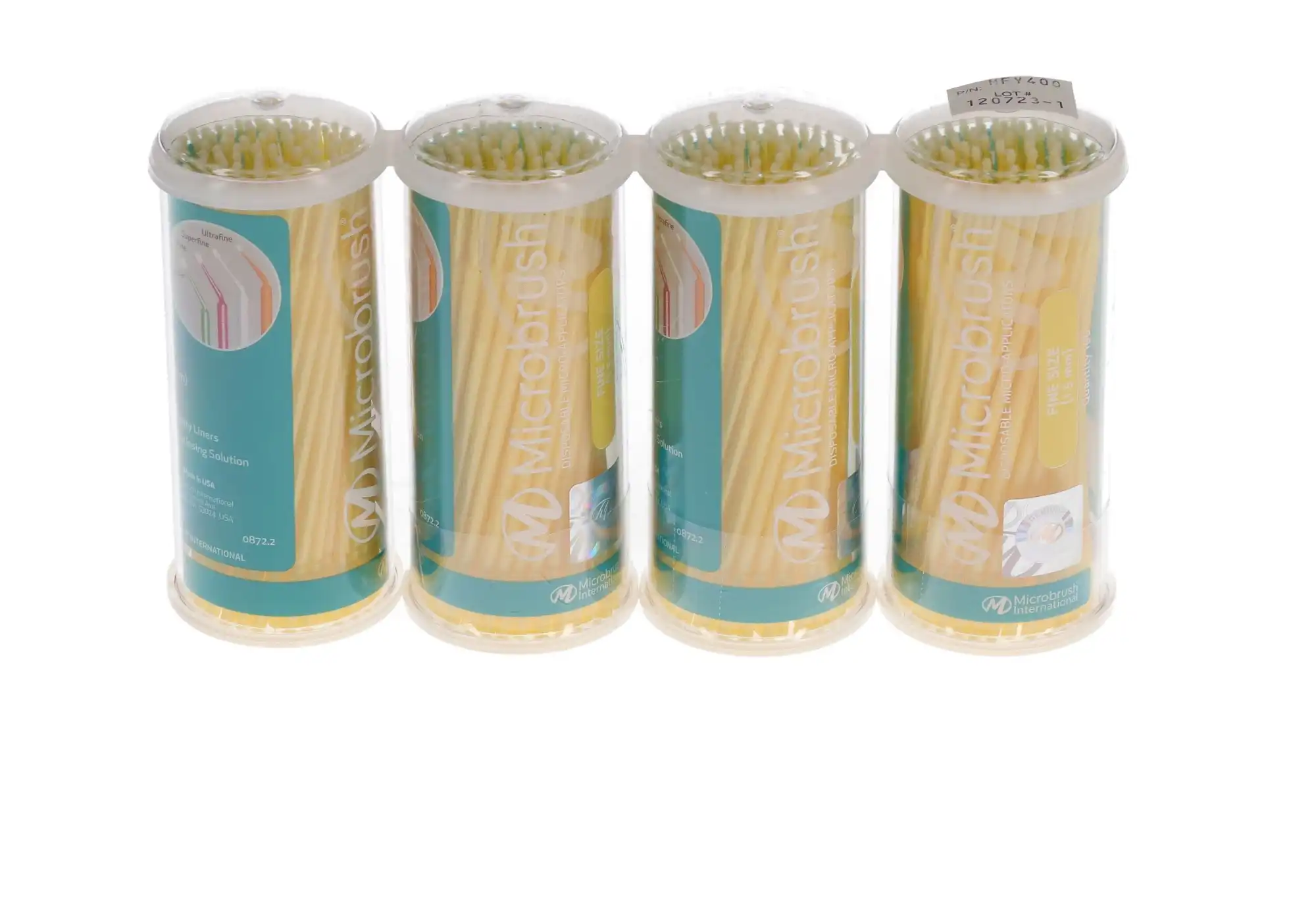 Microbrush Tube Series Fine Micro Applicators, Yellow, 400/Bx (4 x 100), MFY400 thumbnail 12