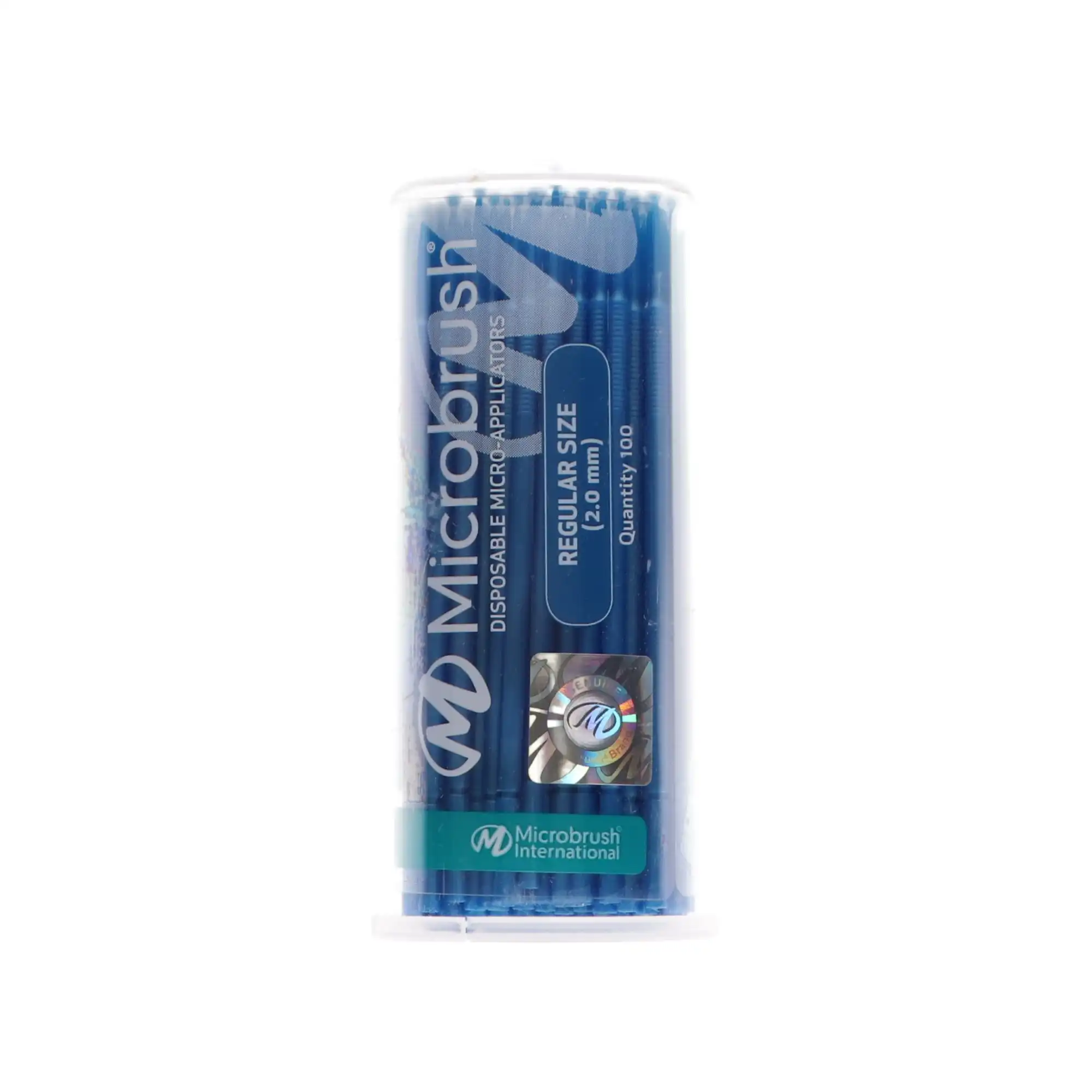 Microbrush Tube Series Applicators, Regular, Blue, 2mm Tip, 400/Pk (4 Tubes of 100), MRB400 thumbnail 6