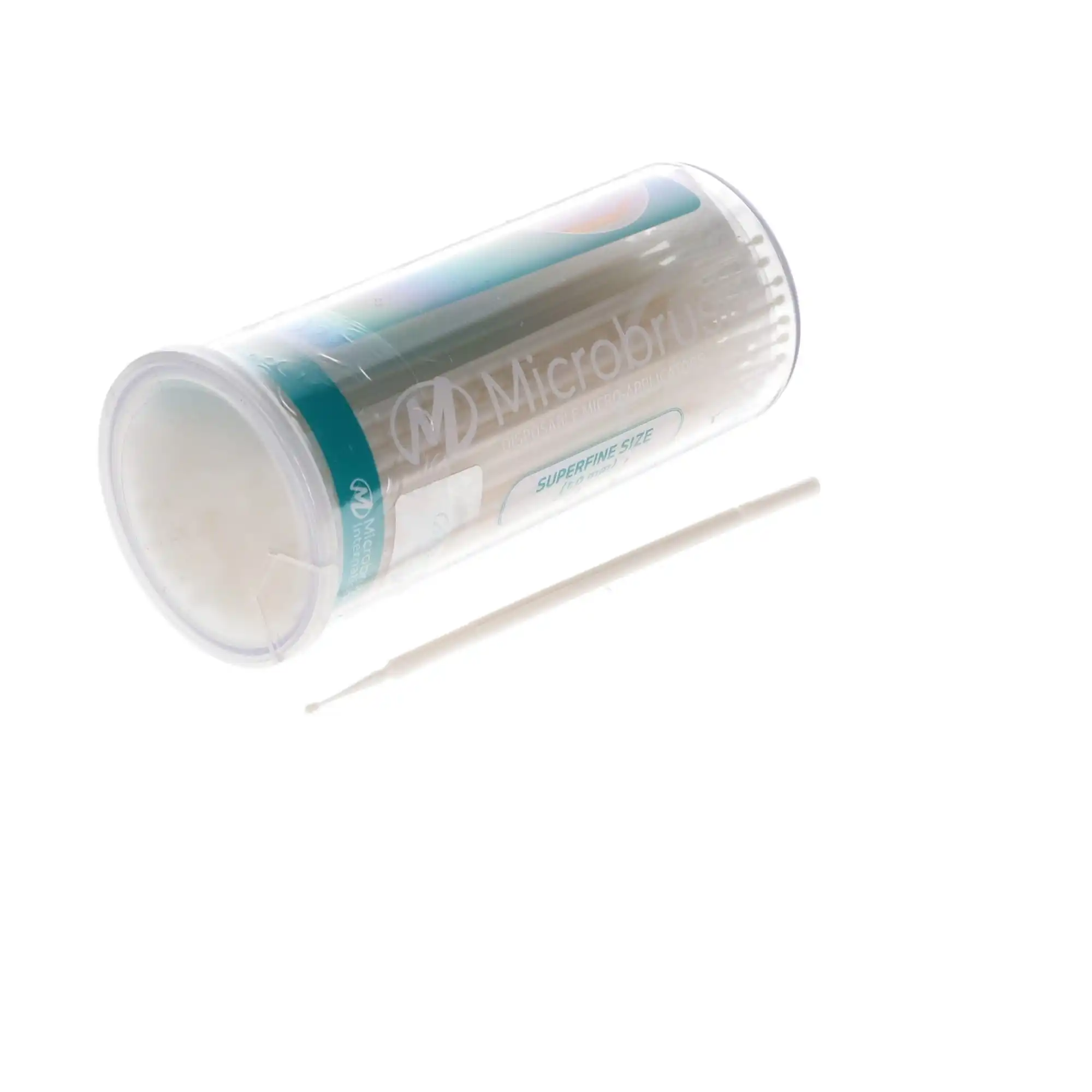 Microbrush Tube Series Disposable Applicators, Super Fine (1 mm), White, 100/Pk, MSF100, MSF400 thumbnail 2
