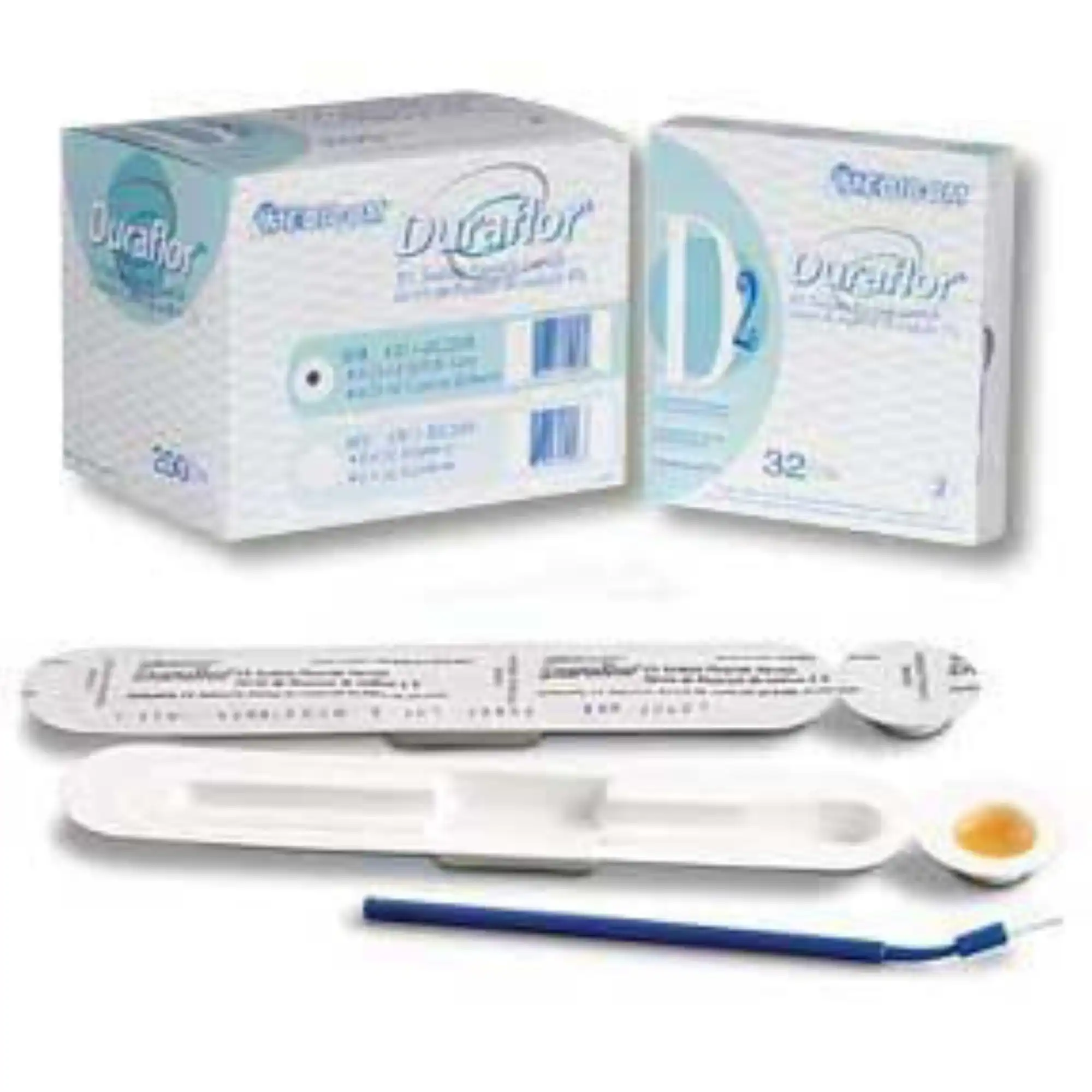 Duraflor 5% Sodium Fluoride Varnish, Unit Dose, 0.25 mL, Bubblegum, 32/Box, 1011-BG32 - Duraflor Sodium Fluoride Varnish Indi-Packs 32/Box - Image 1