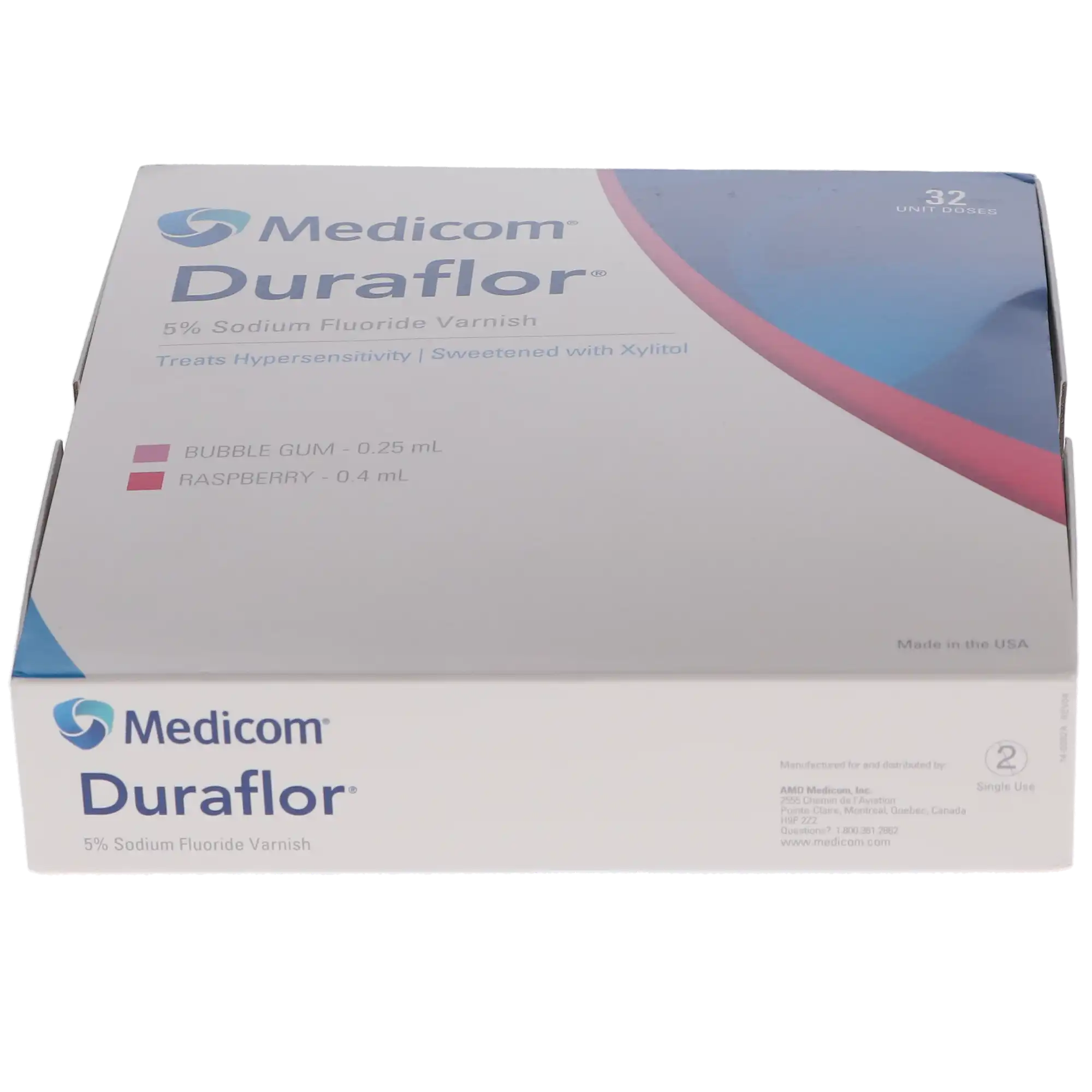 Duraflor Fluoride Varnish, 5% Sodium Fluoride, Unit Dose, 0.4 ml, Raspberry, 32/Pk thumbnail 4
