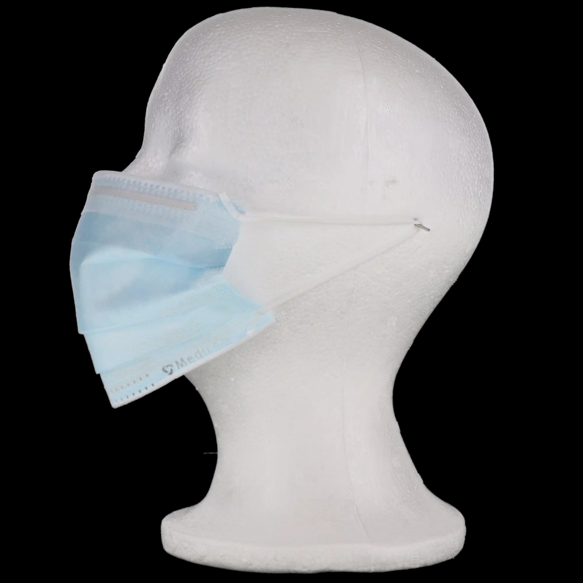 SafeMask Premier Elite Procedure Face Mask, ASTM Level 3, Blue, Ear Loop, 50/Box, 2042 thumbnail 12