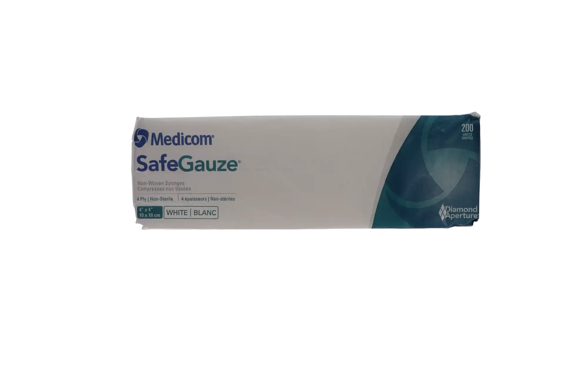 SafeGauze Premium Non-Woven Sponges, Non-Sterile, 4-Ply, 4" x 4", 2000/Case, 4544 thumbnail 5