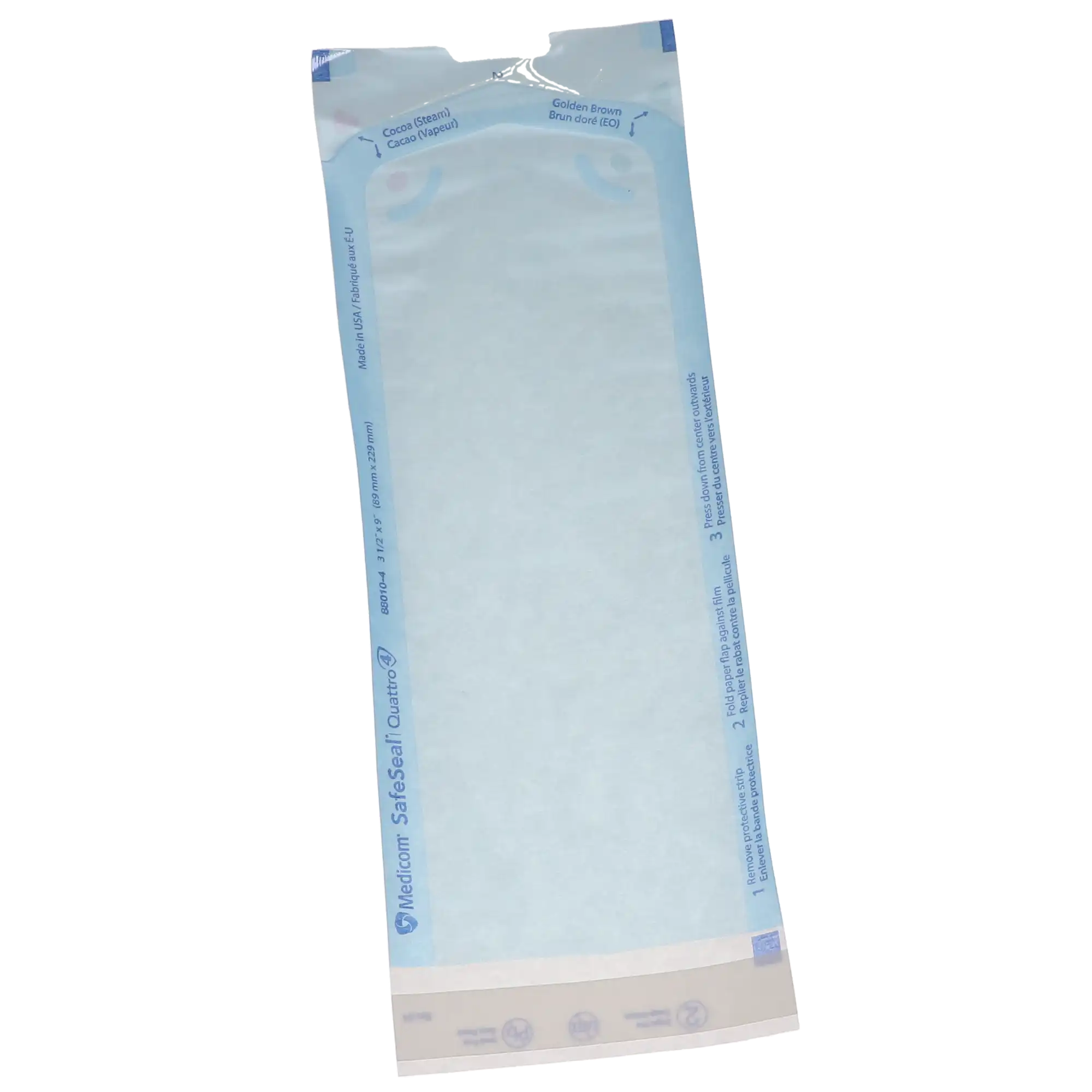Medicom SafeSeal Quattro Self-Sealing Sterilization Pouches, 3.5" x 9", 200/Box, 88010-4 thumbnail 9