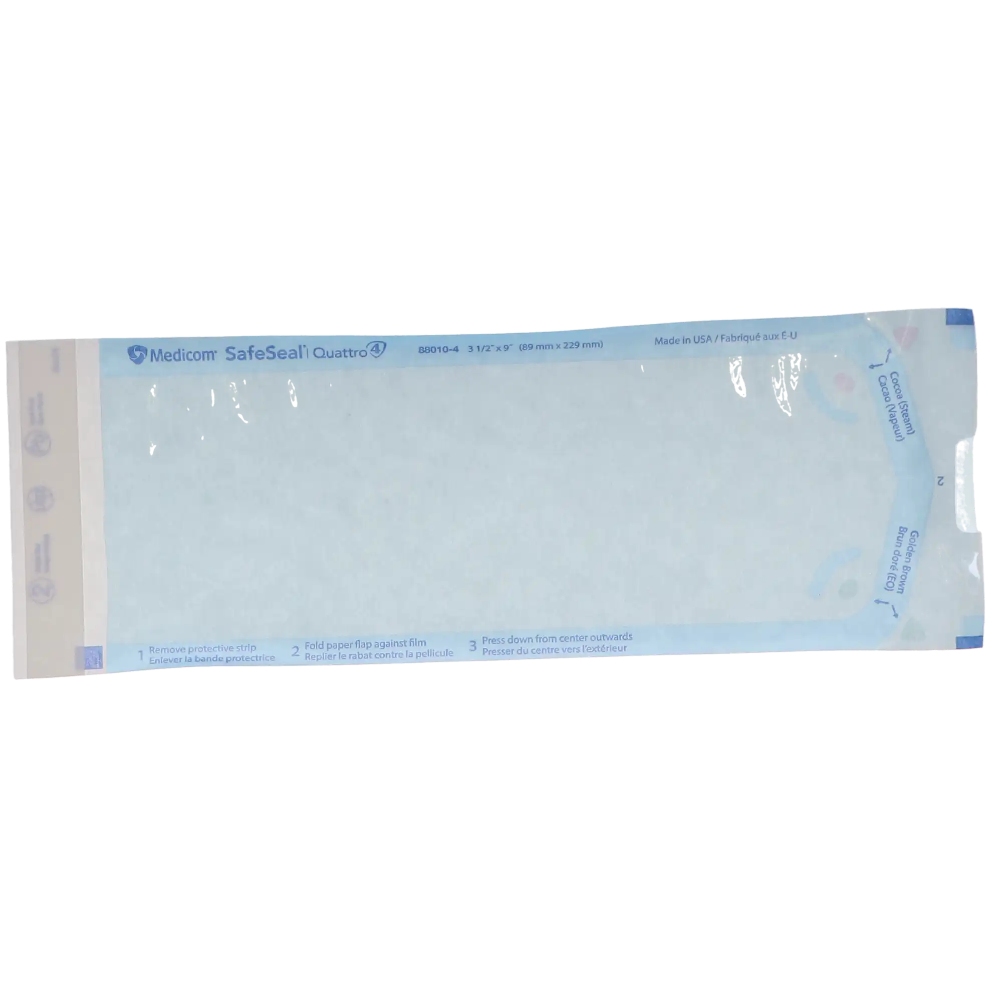 Medicom SafeSeal Quattro Self-Sealing Sterilization Pouches, 3.5" x 9", 200/Box, 88010-4 thumbnail 12