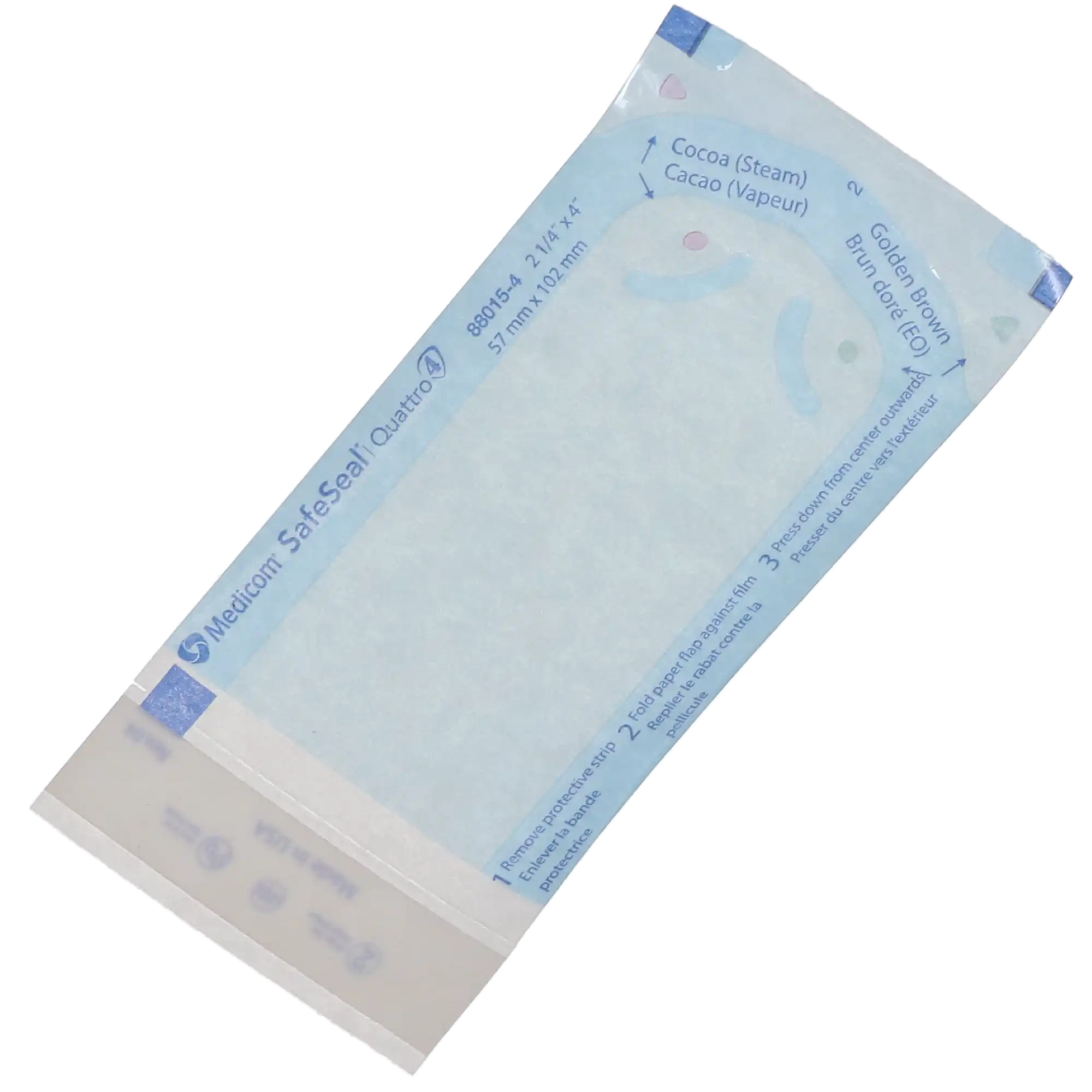 Medicom SafeSeal Quattro Self-Sealing Sterilization Pouches, 2.25" x 4", 200/Box, 88015-4 thumbnail 10