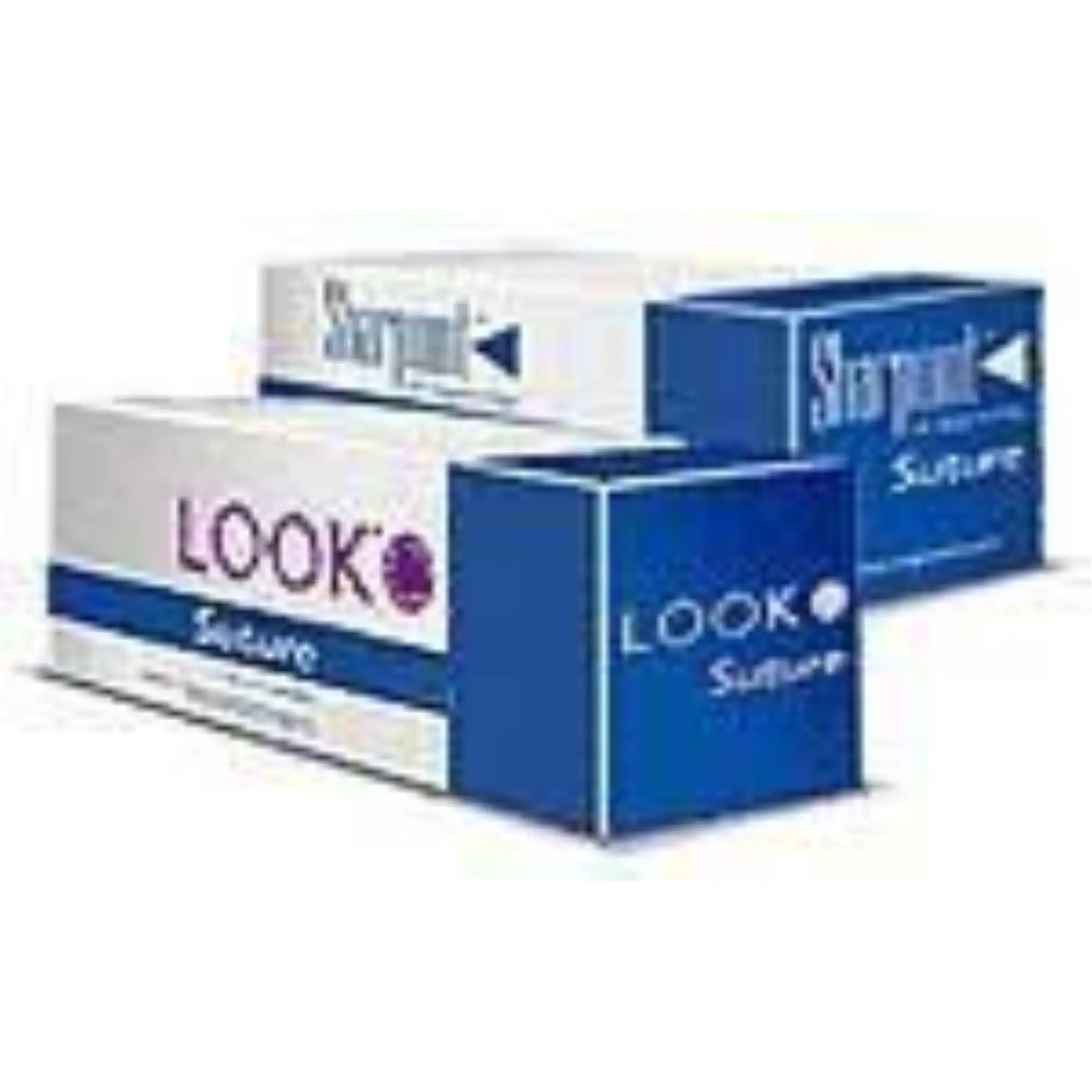 Look PolySyn Polyglycolic Acid Absorbable Suture, 3-0, Undyed Braided, C-6 Reverse Cutting Needle, 19mm, 3/8 Circle, 27" (70cm), 12/Box, 423B thumbnail 5