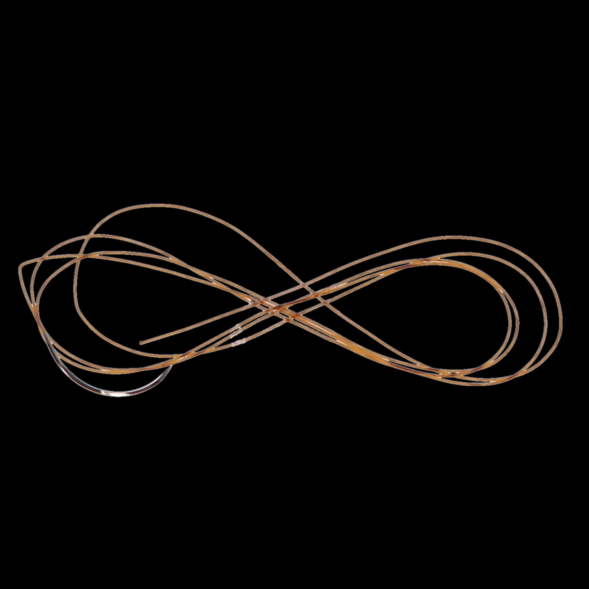 Look Chromic Gut Absorbable Suture, 3-0, 18", Reverse Cutting C-6 Needle, 3/8 Circle, 12/Box, 525B thumbnail 7