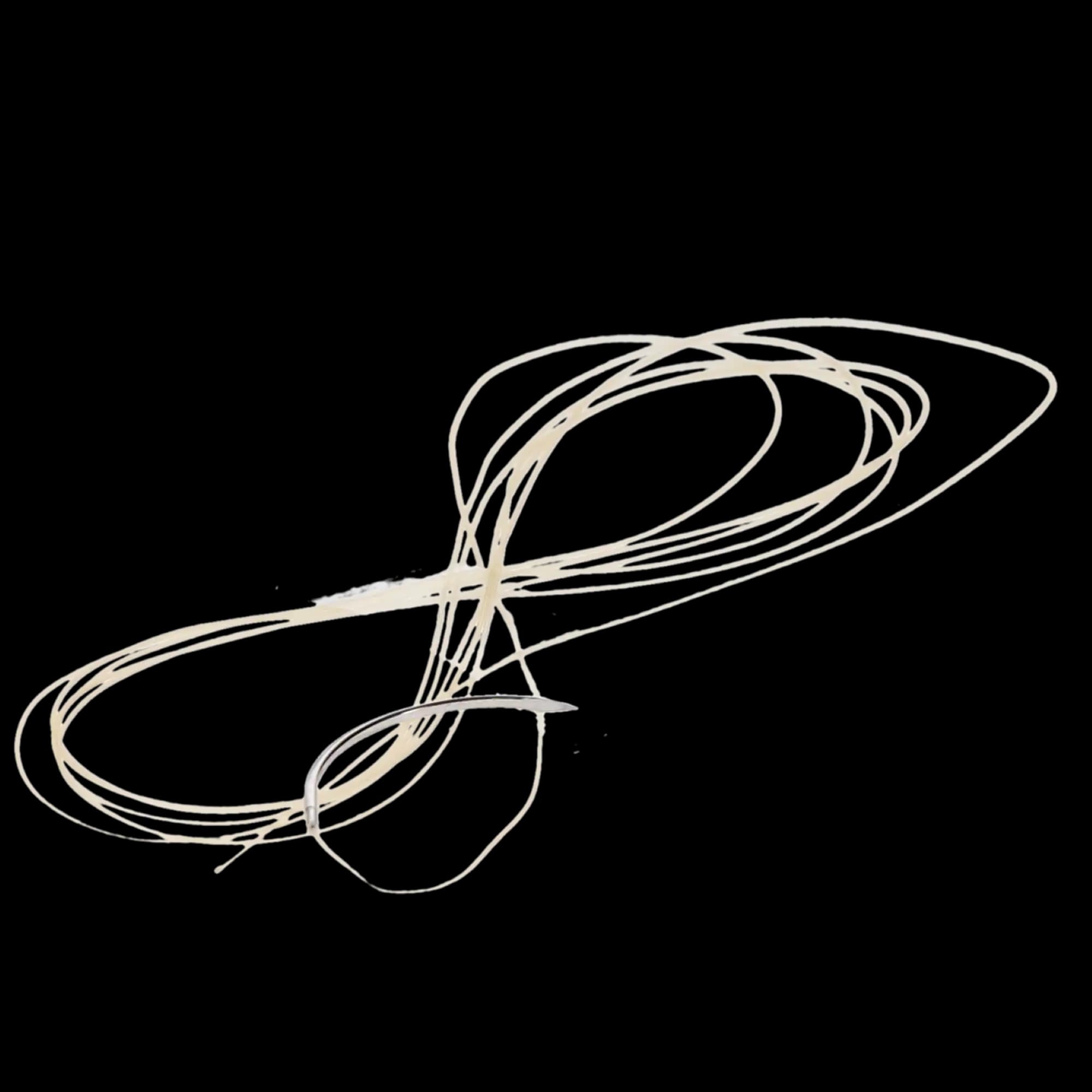 Look Plain Gut Absorbable Suture, 4-0, 27"/70 cm, C6 Reverse Cutting Needle, 19 mm 3/8 Circle, 12/Pk, 551B - Plain Gut Suture with C6 Needle (RC), 19 mm 3/8 Circle, 27"/70 cm, # 4-0, 12/Pk, 551B - Image 1