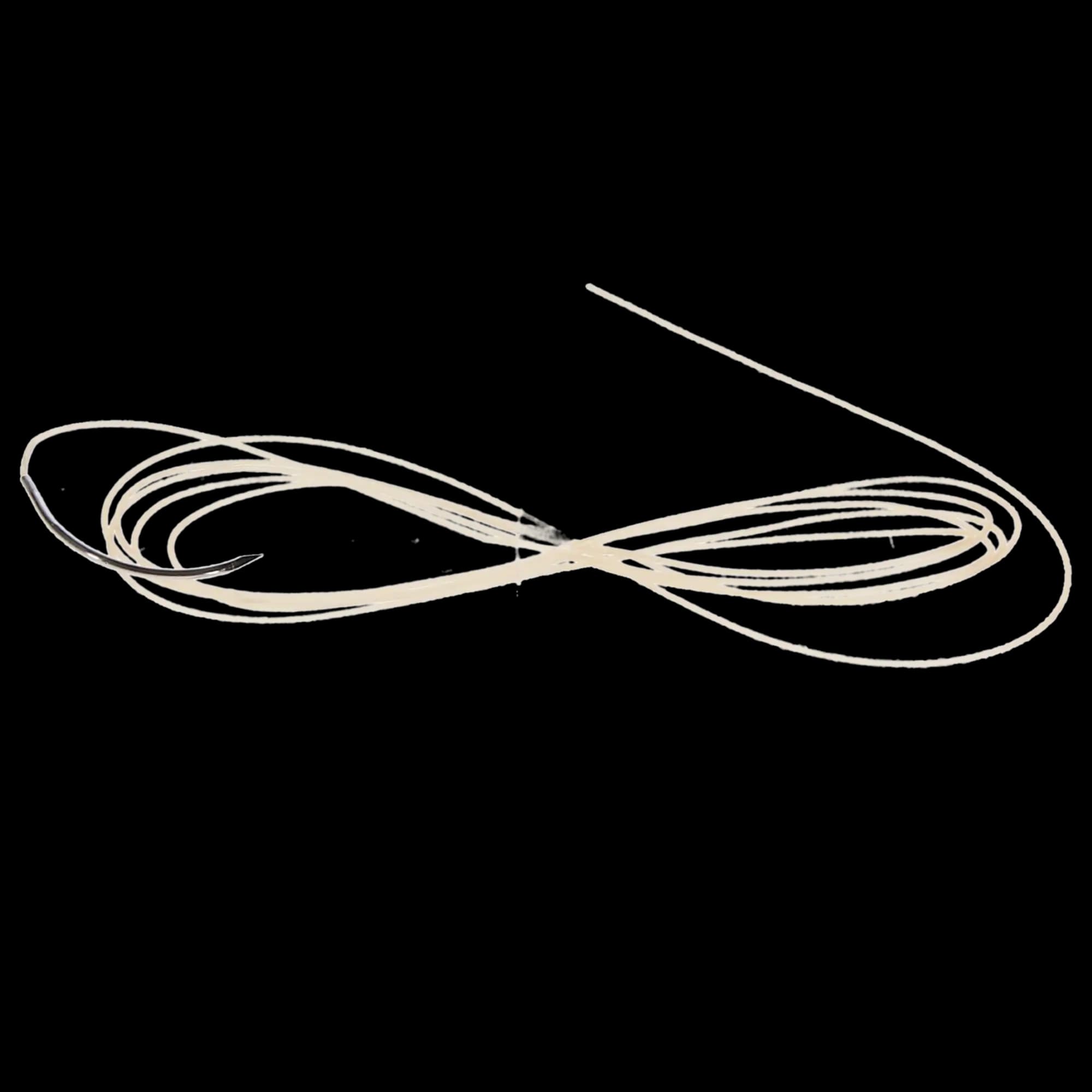 Look Plain Gut Suture, 3-0, 27" (70 cm), C-6 Reverse Cutting Needle, 3/8 Circle, 19 mm, Beige, 12/Box, 554B thumbnail 5