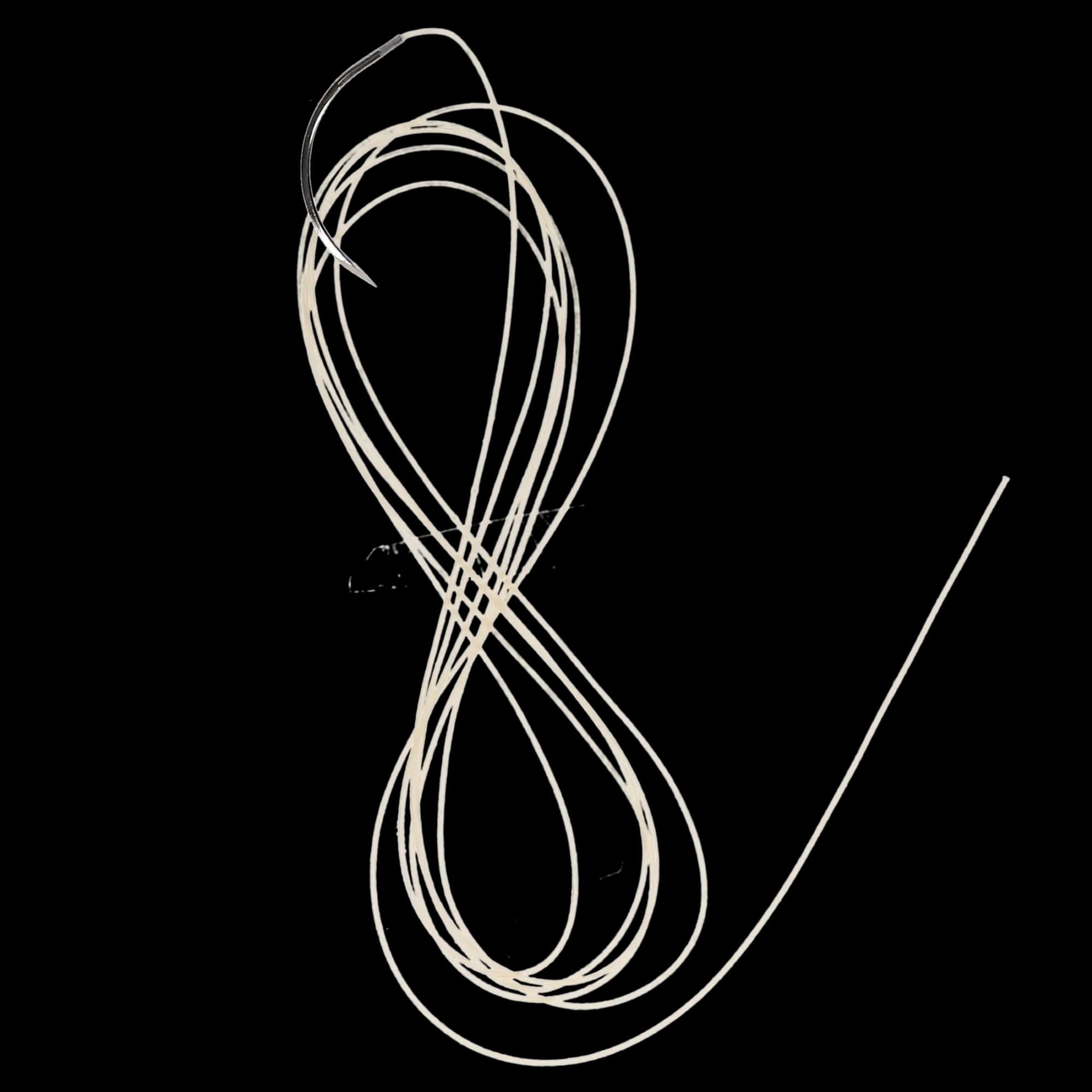 Look Plain Gut Suture, 3-0, 27" (70 cm), C-6 Reverse Cutting Needle, 3/8 Circle, 19 mm, Beige, 12/Box, 554B thumbnail 9