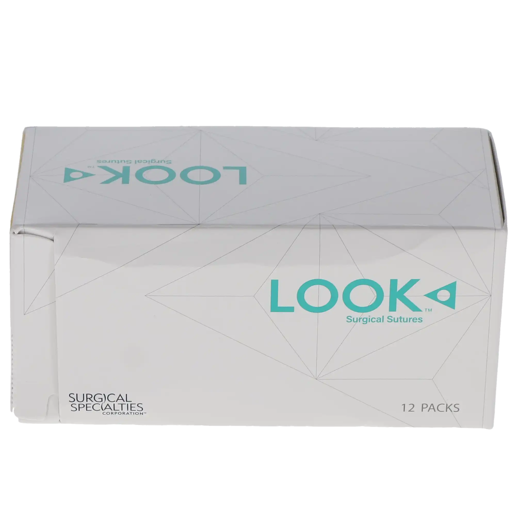 Look 591B Plain Gut Absorbable Suture, 4-0, 18" (45 cm), C-6 Reverse Cutting 3/8 Circle Needle, 12/Box thumbnail 8