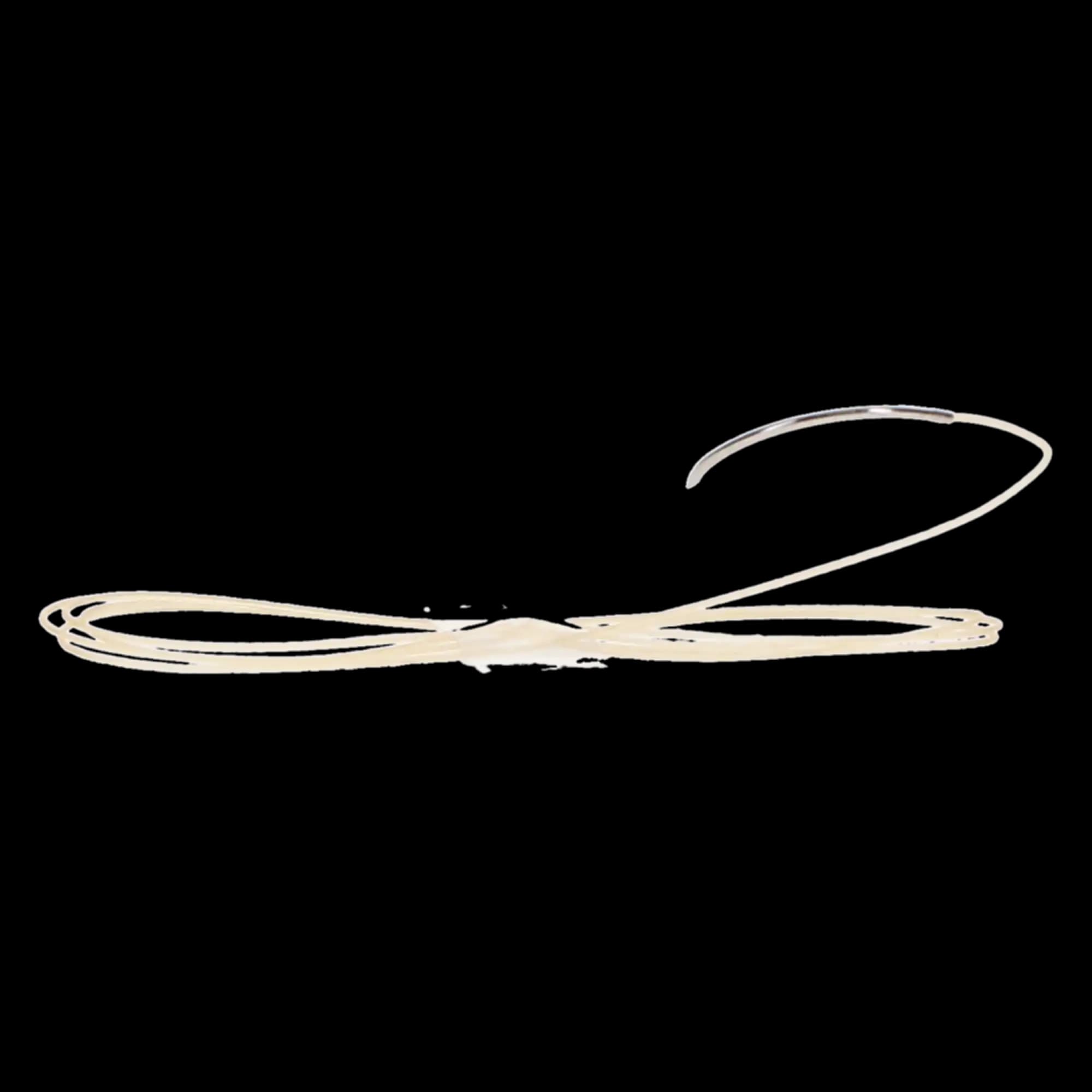 Look Plain Gut Suture, 3-0, 18" (45 cm), C-6 Reverse Cutting Needle, 19 mm 3/8 Circle, Beige, 12/Box, 592B thumbnail 5
