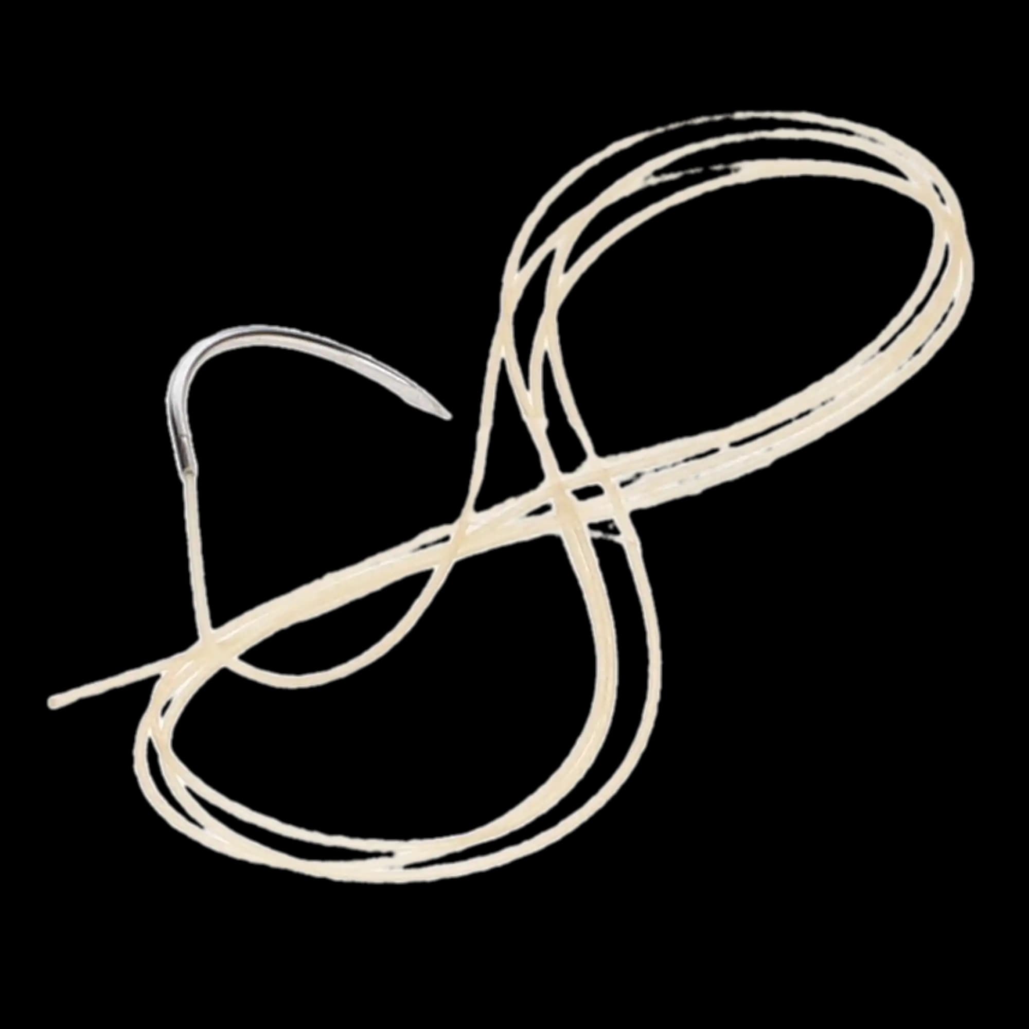 Look Plain Gut Suture, 3-0, 18" (45 cm), C-6 Reverse Cutting Needle, 19 mm 3/8 Circle, Beige, 12/Box, 592B thumbnail 6