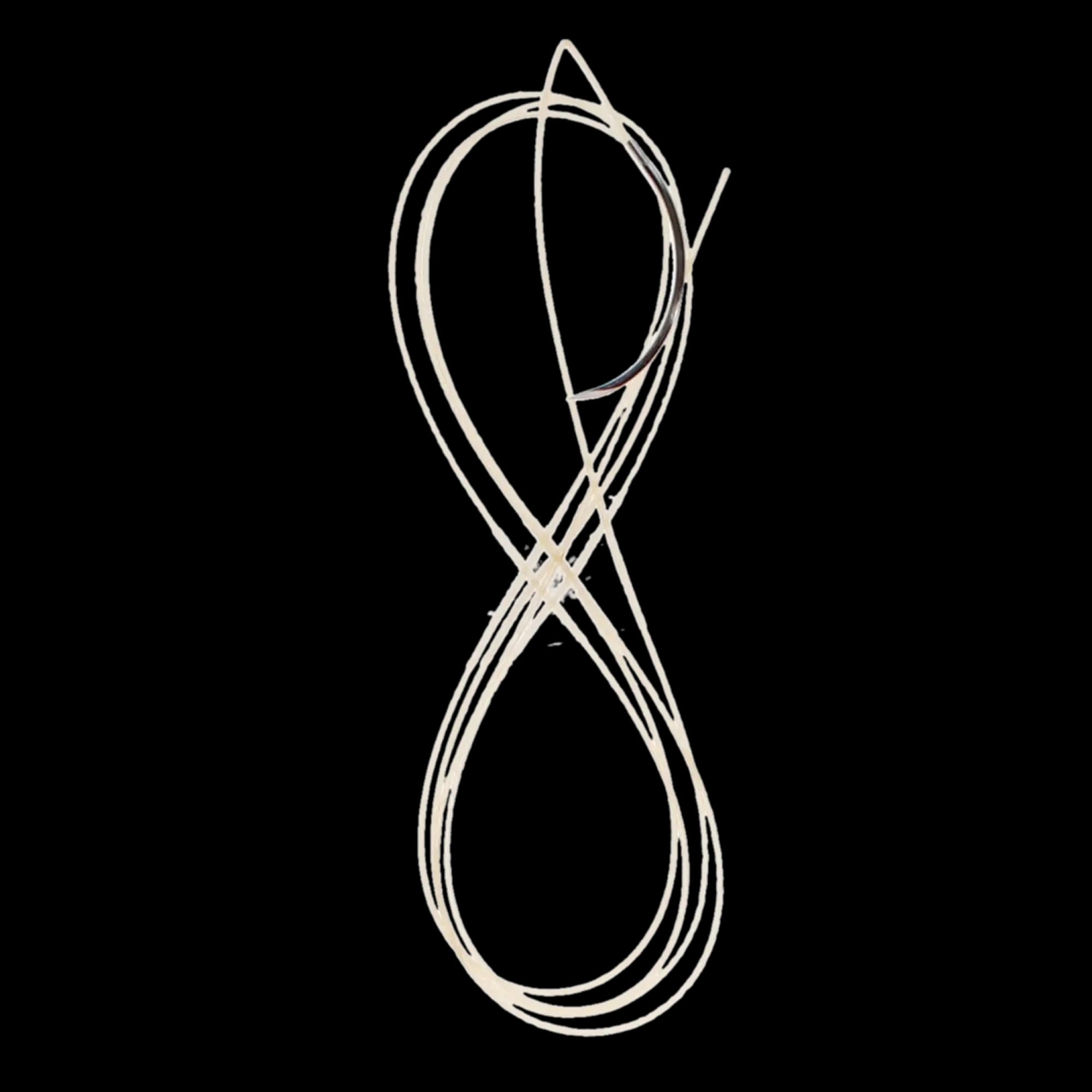 Look Plain Gut Suture, 3-0, 18" (45 cm), C-6 Reverse Cutting Needle, 19 mm 3/8 Circle, Beige, 12/Box, 592B thumbnail 7