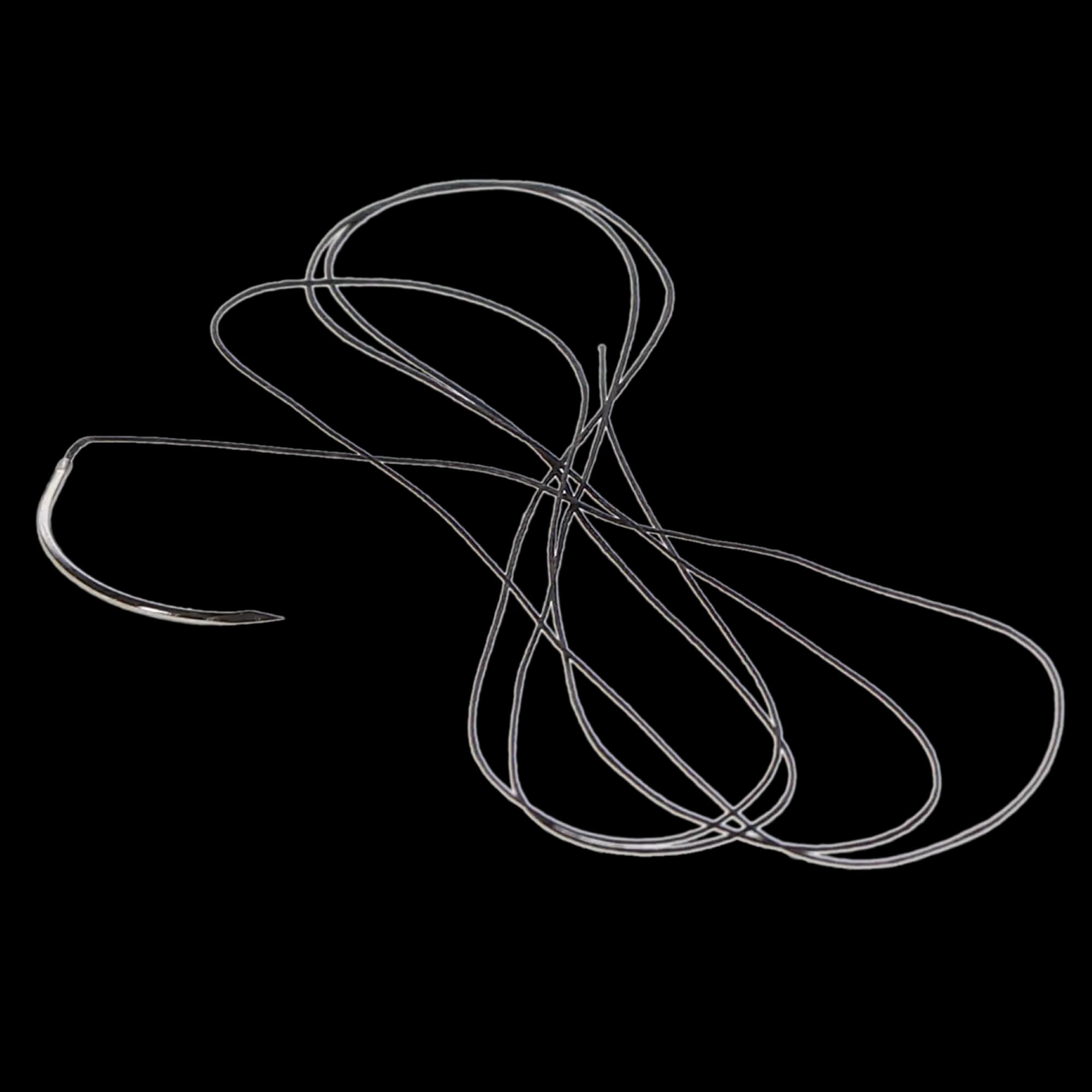Look 781B Silk Black Braided Non-Absorbable Suture, 4-0, 18" (45 cm), C-6 Reverse Cutting Needle, 3/8 Circle, 19 mm, 12/Box thumbnail 5