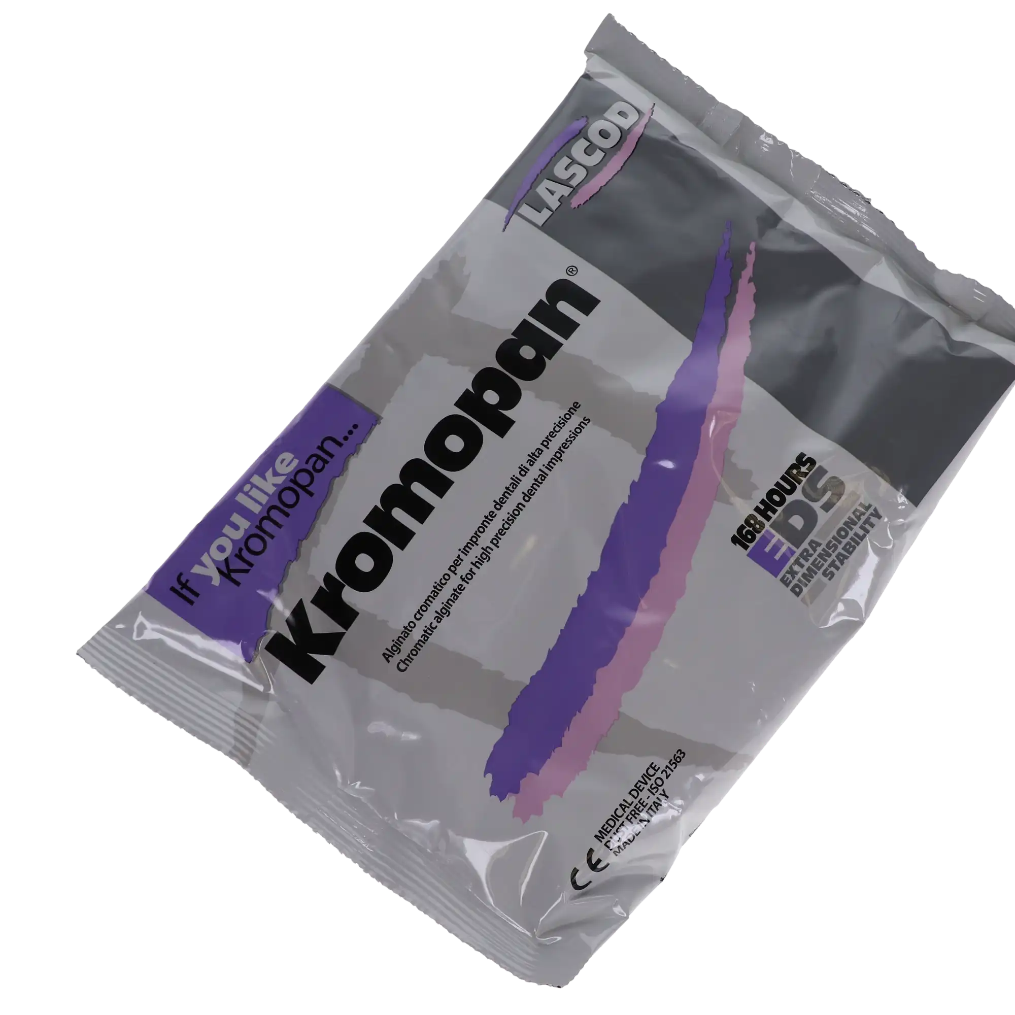 Kromopan 100 Chromatic Alginate Impression Material, Fast Set, Dust Free, Mint, 1 lb (450 g) Pouch, KRM302 thumbnail 3