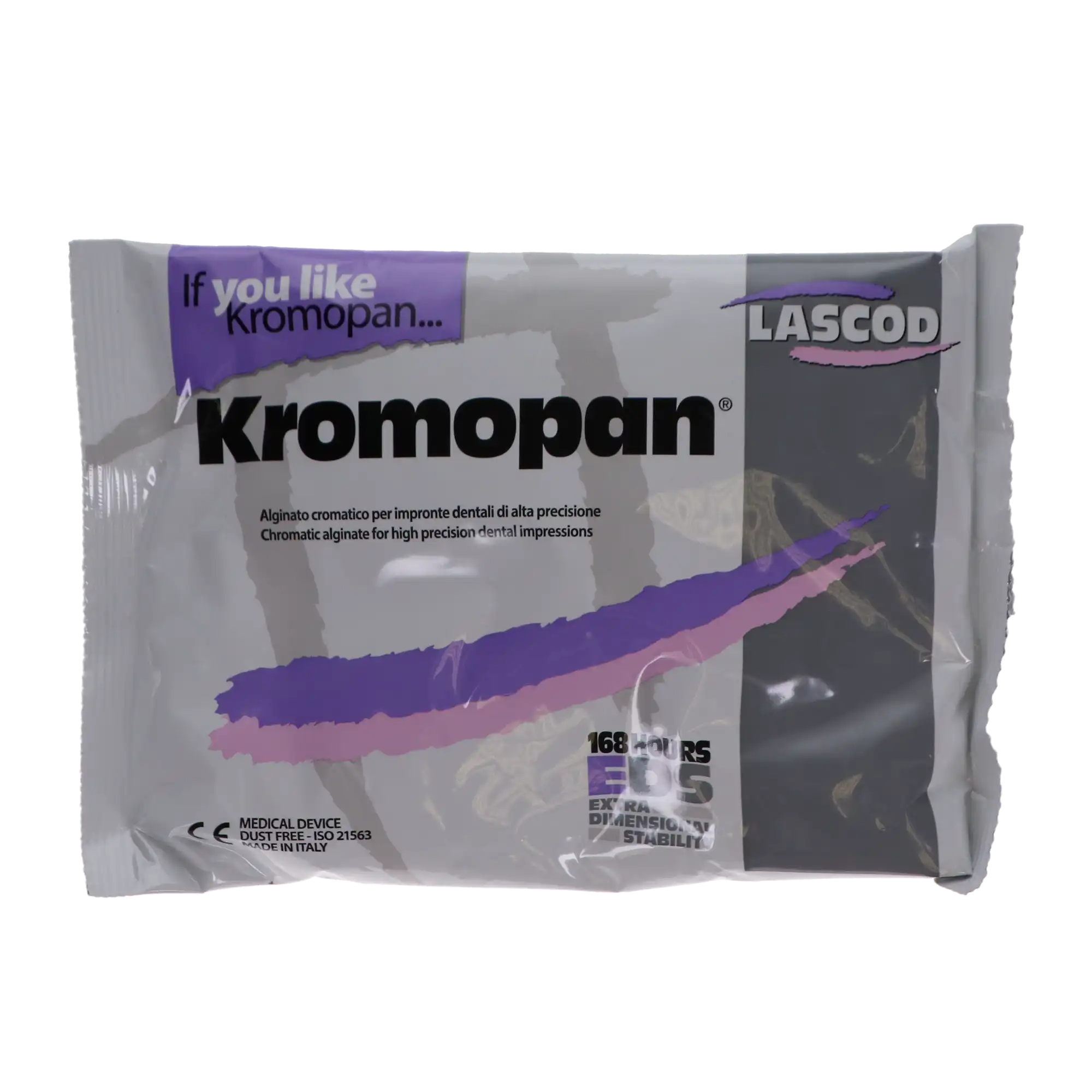 Kromopan 100 Chromatic Alginate Impression Material, Fast Set, Dust Free, Mint, 1 lb (450 g) Pouch, KRM302 thumbnail 6