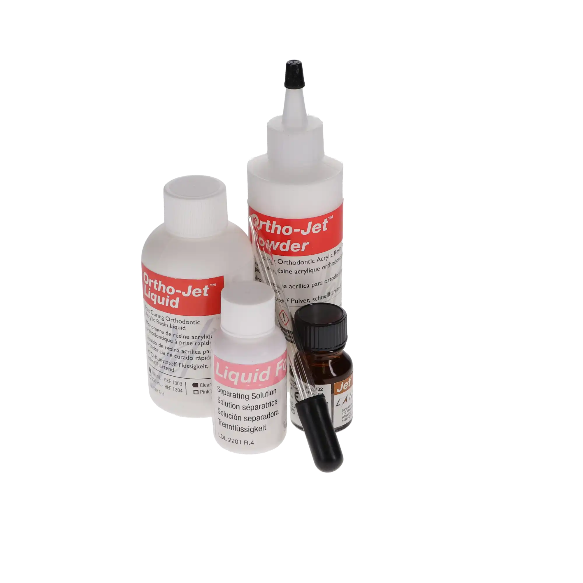 Ortho-Jet Professional Pack, Powder & Liquid, Clear Powder/Pink Liquid, 100 g Powder + 118 ml Liquid, 1323 thumbnail 6