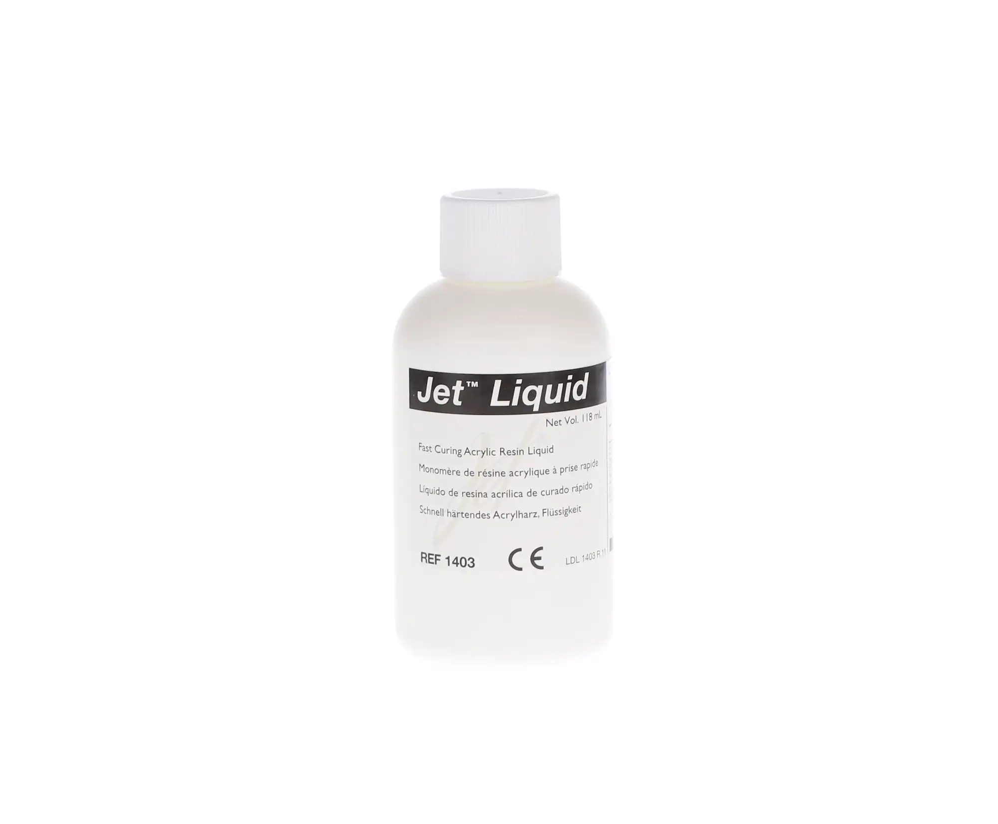Jet Self-Curing Acrylic Resin Liquid, 118 ml (4 oz) Bottle, 1403 thumbnail 2