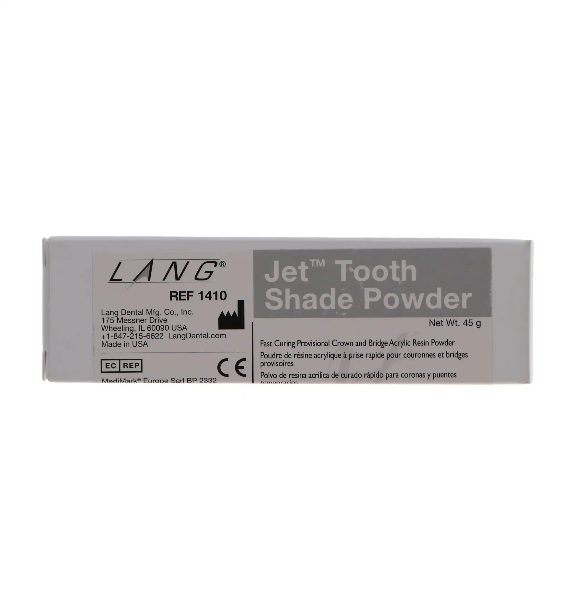Jet Tooth Shade Temporary Crown & Bridge Acrylic Resin Powder, Shade #69/C2, 2 oz (45 g), 1/Pk, 1410-69 thumbnail 3