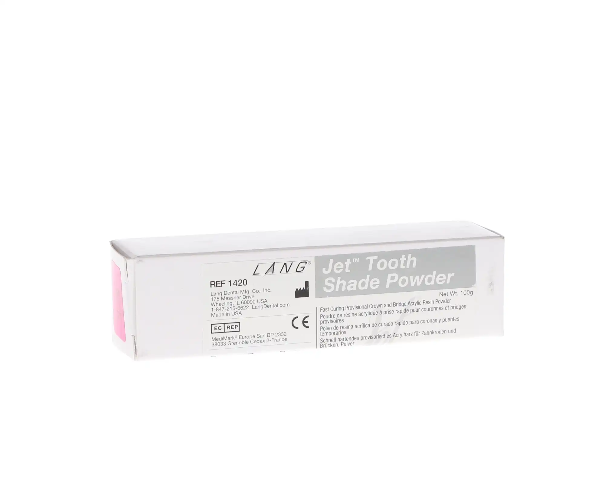 Jet Tooth Shade Self-Curing Acrylic Resin Powder, Shade 69/C2, 4 oz (100 g), 1420-69 thumbnail 4