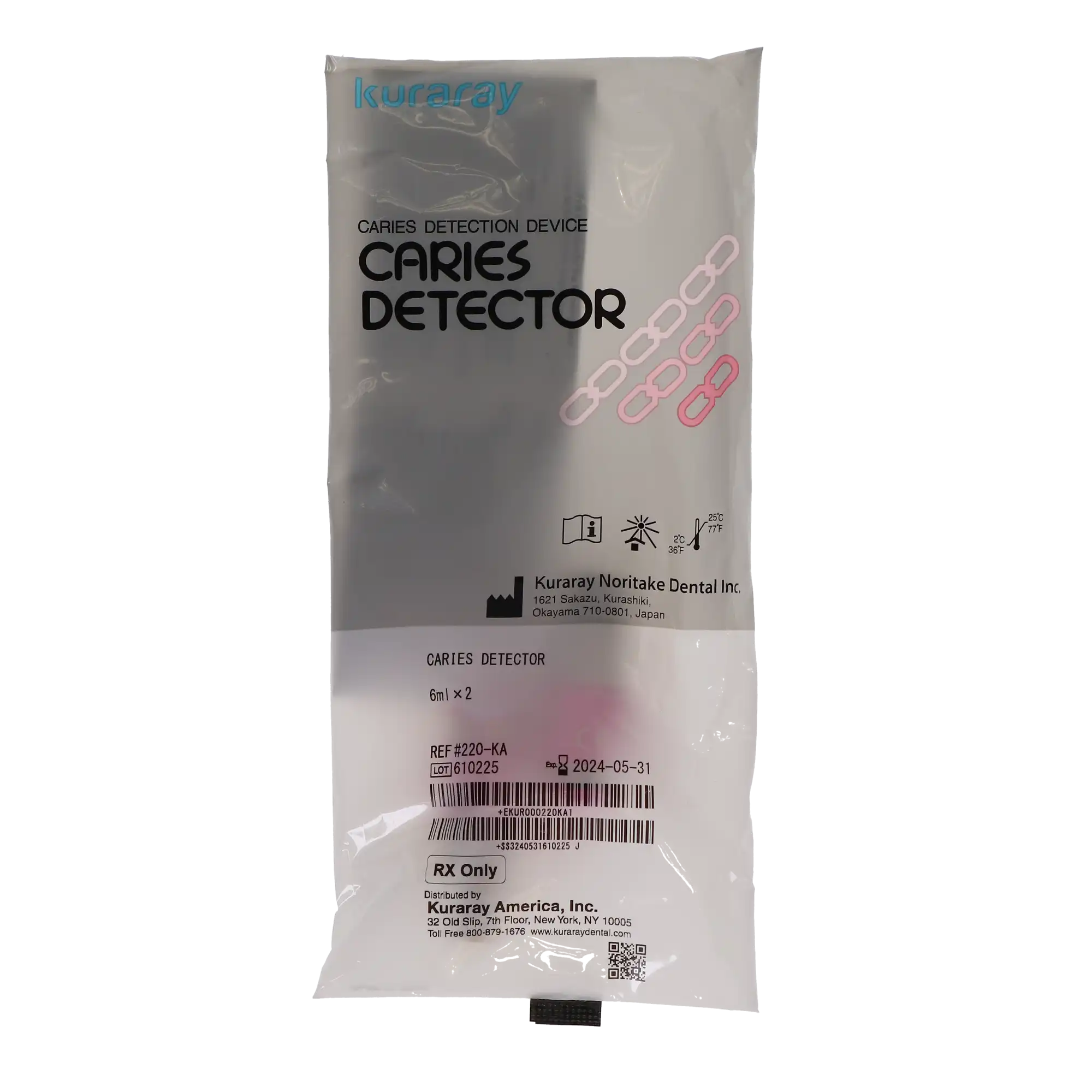 Kuraray Caries Detector, Red, 6 ml Bottle, 2/Pk, 220KA thumbnail 5
